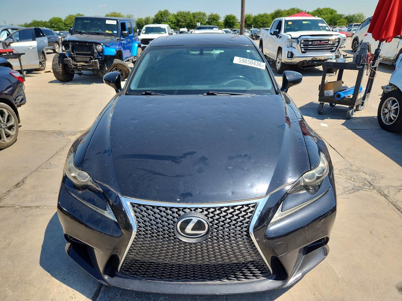 2014 Lexus Is 250 Черный vin: JTHBF1D21E5034286