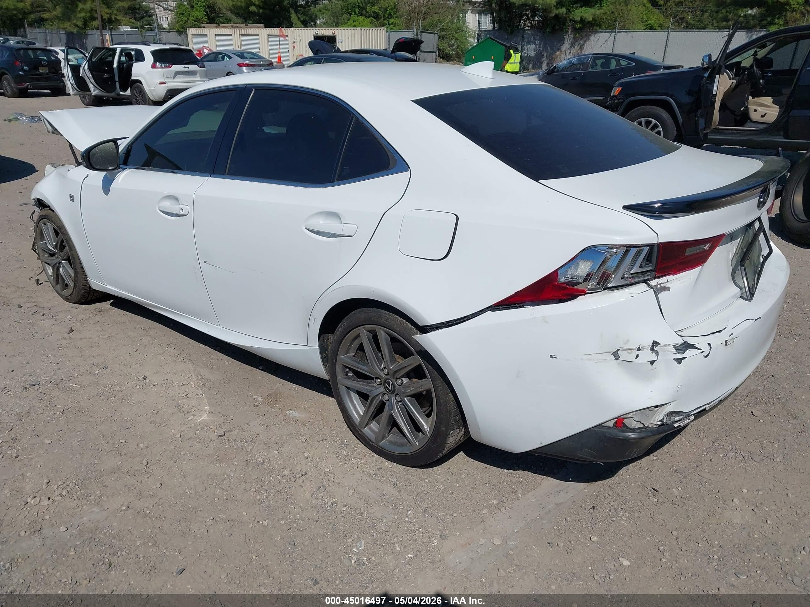 2014 Lexus Is 250   White vin: JTHBF1D21E5036667