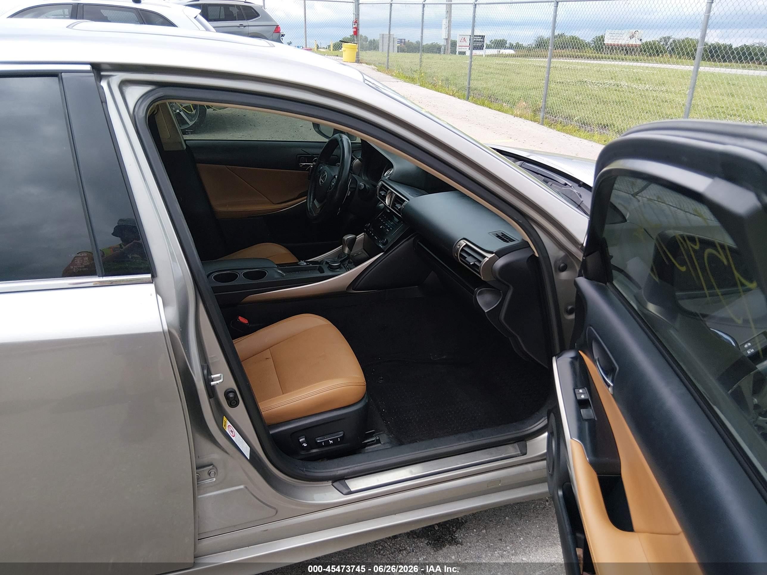 2014 Lexus Is 250   Silver vin: JTHBF1D21E5039889