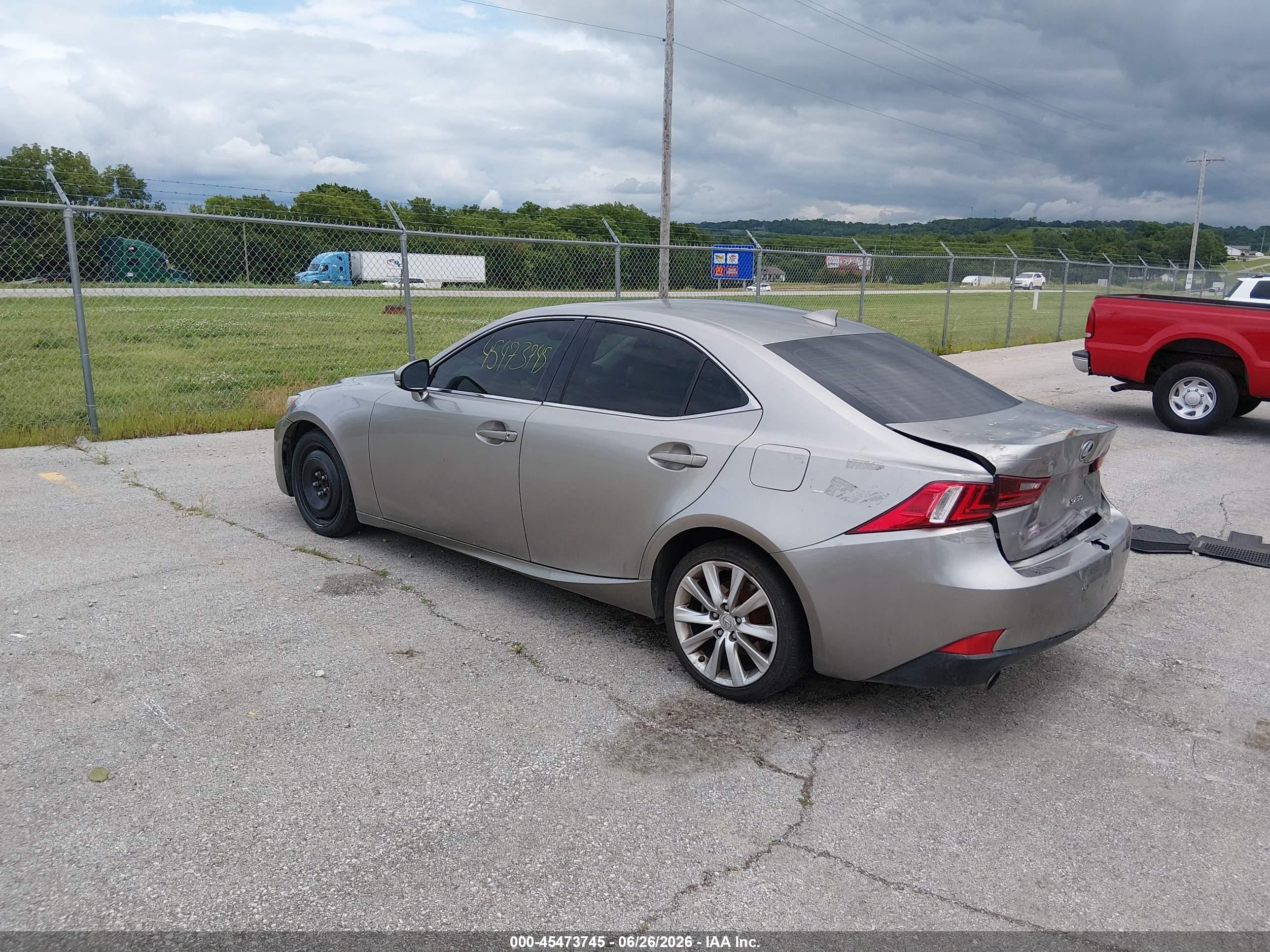 2014 Lexus Is 250   Silver vin: JTHBF1D21E5039889