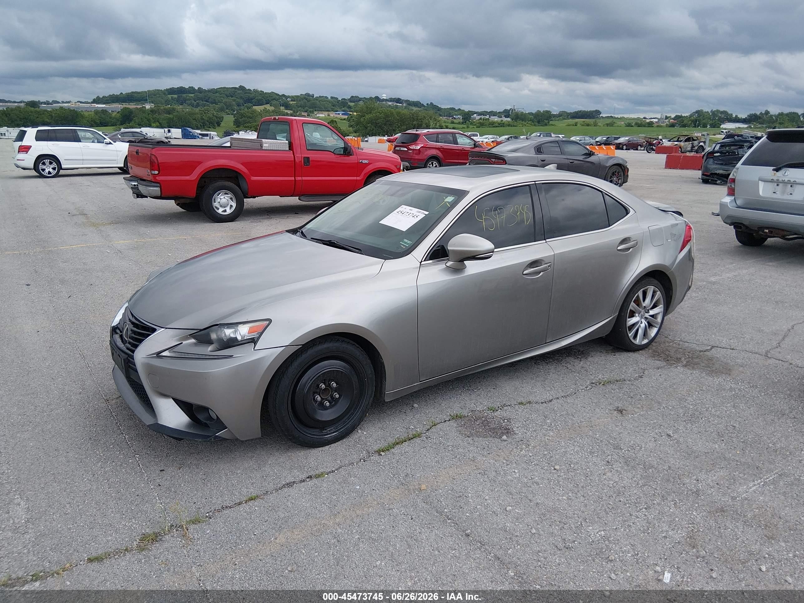 2014 Lexus Is 250   Silver vin: JTHBF1D21E5039889