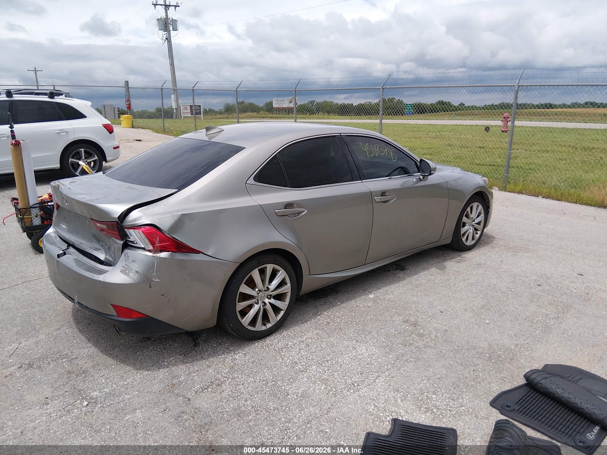 2014 Lexus Is 250   Silver vin: JTHBF1D21E5039889