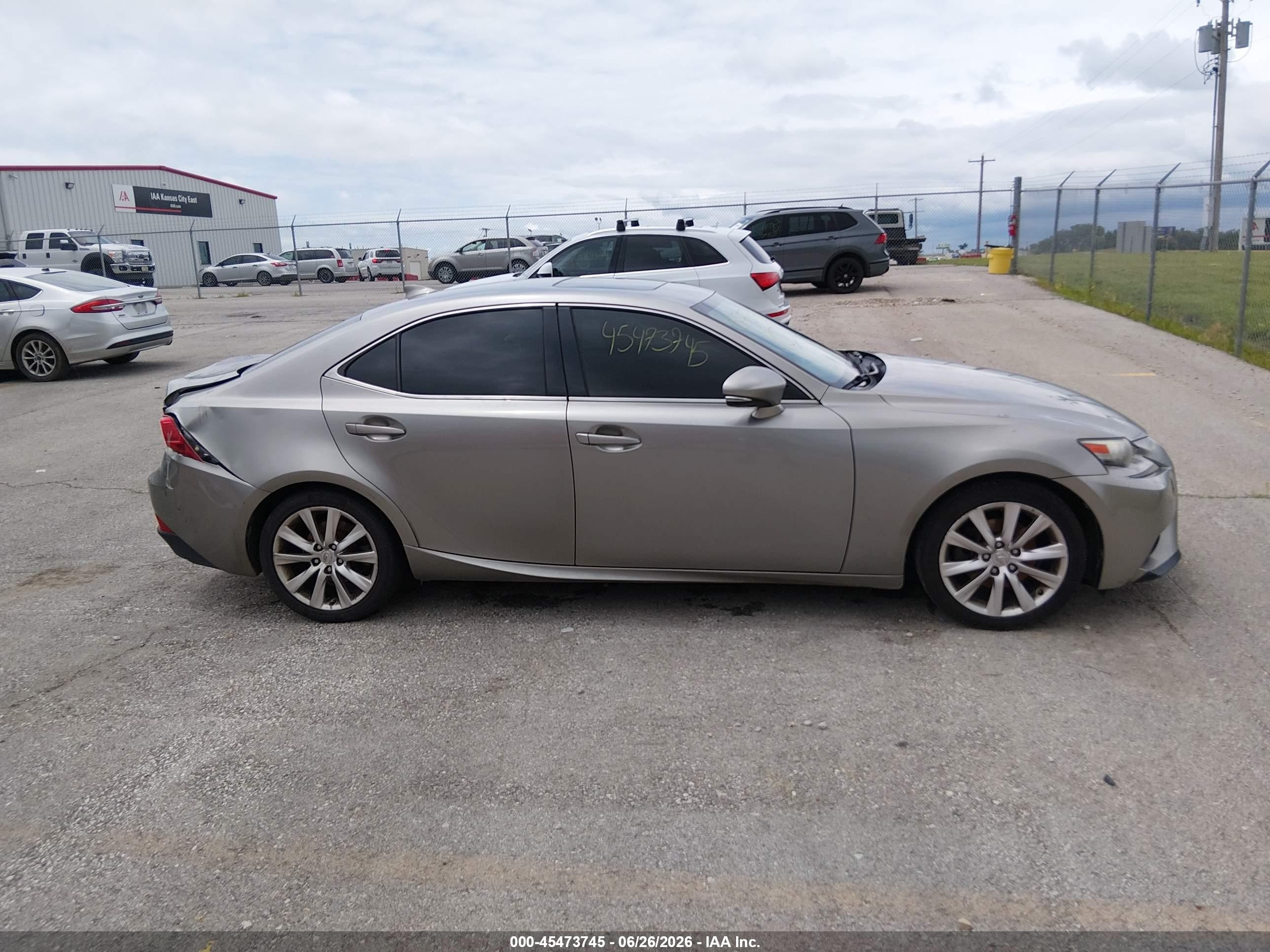 2014 Lexus Is 250   Silver vin: JTHBF1D21E5039889