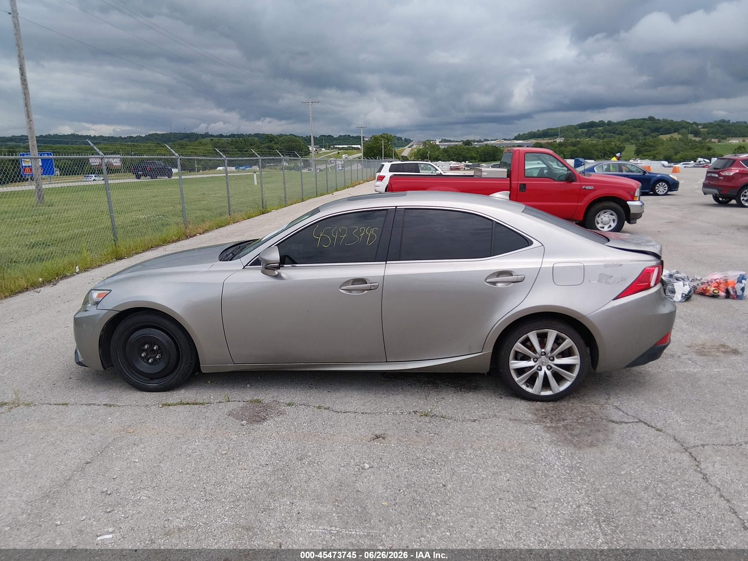 2014 Lexus Is 250   Silver vin: JTHBF1D21E5039889