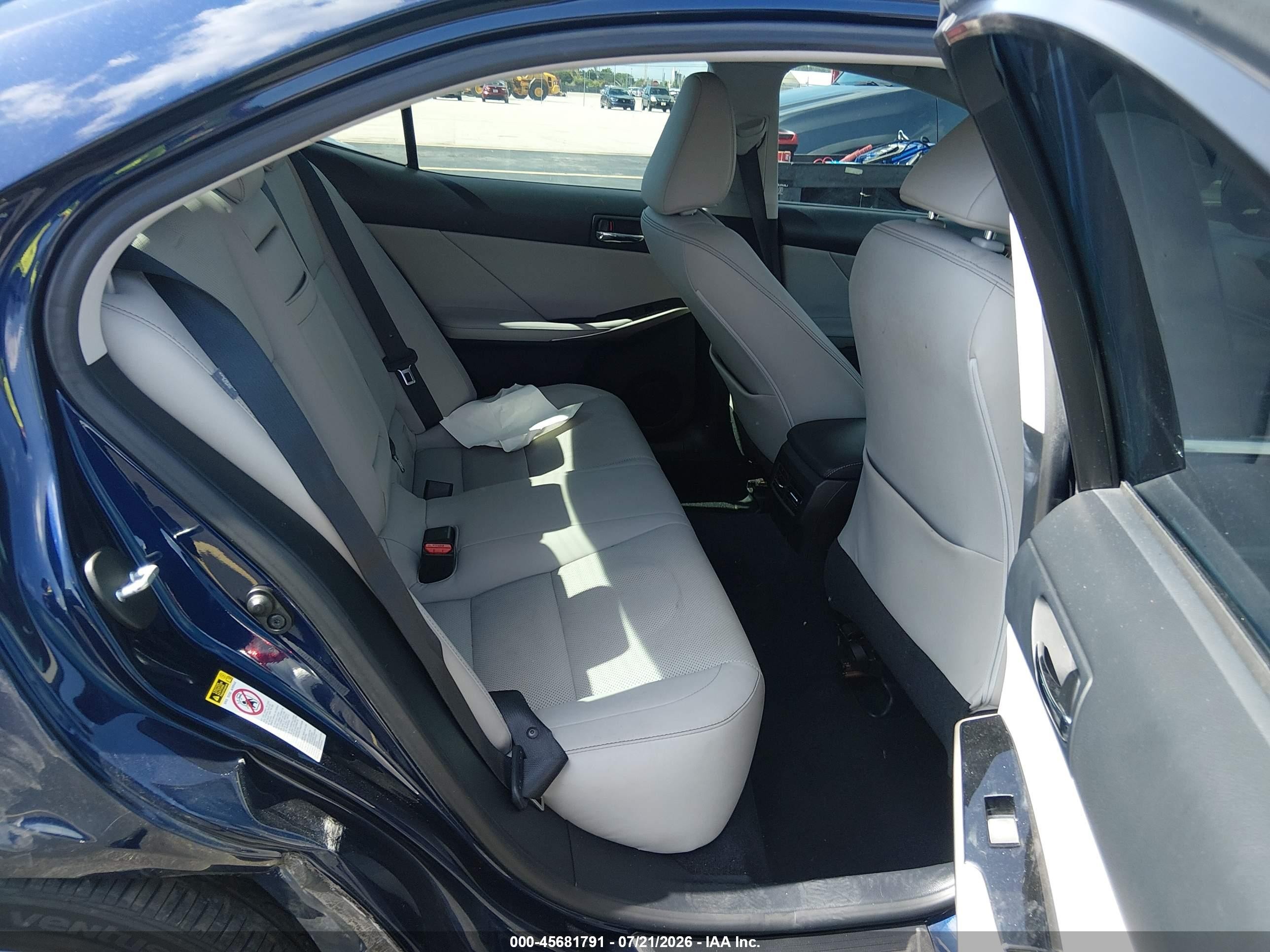 2015 Lexus Is 250   Blue vin: JTHBF1D21F5052613
