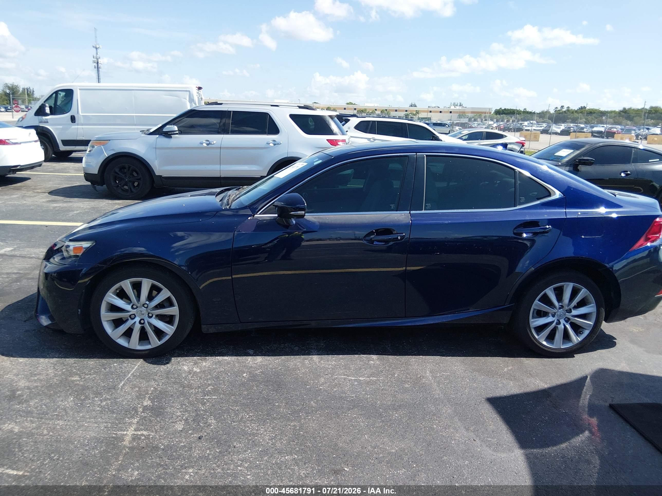 2015 Lexus Is 250   Blue vin: JTHBF1D21F5052613