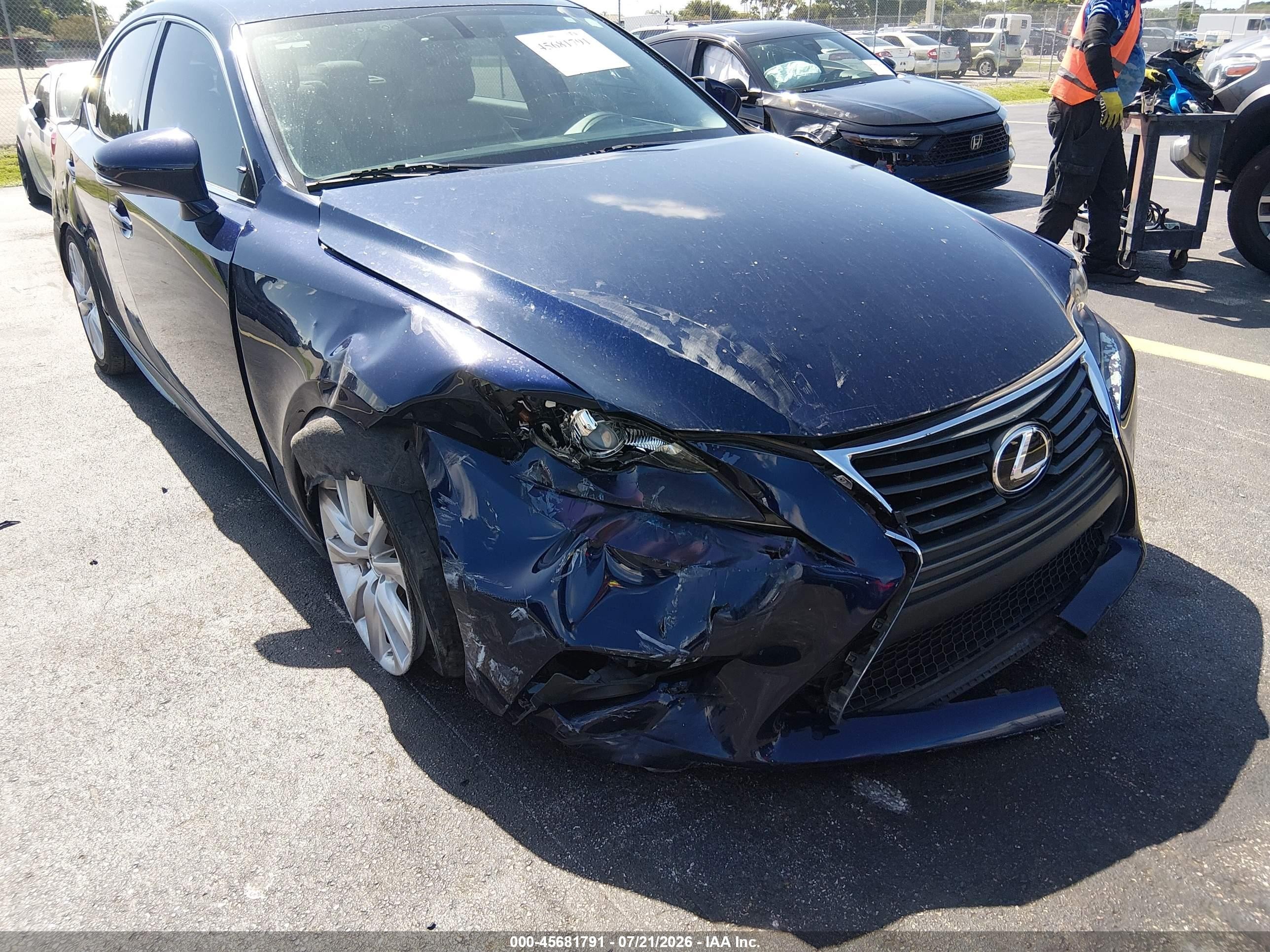 2015 Lexus Is 250   Blue vin: JTHBF1D21F5052613