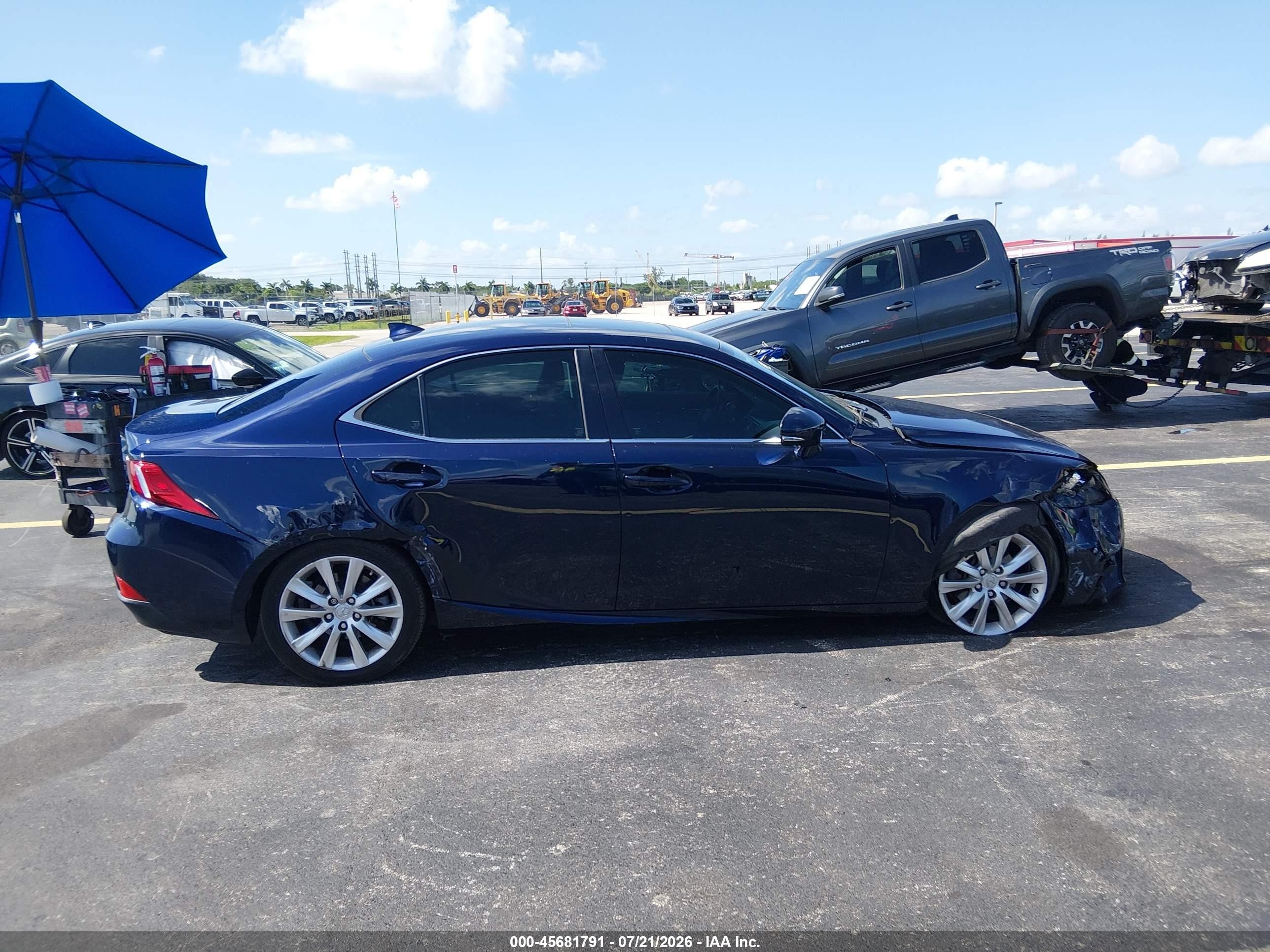 2015 Lexus Is 250   Blue vin: JTHBF1D21F5052613