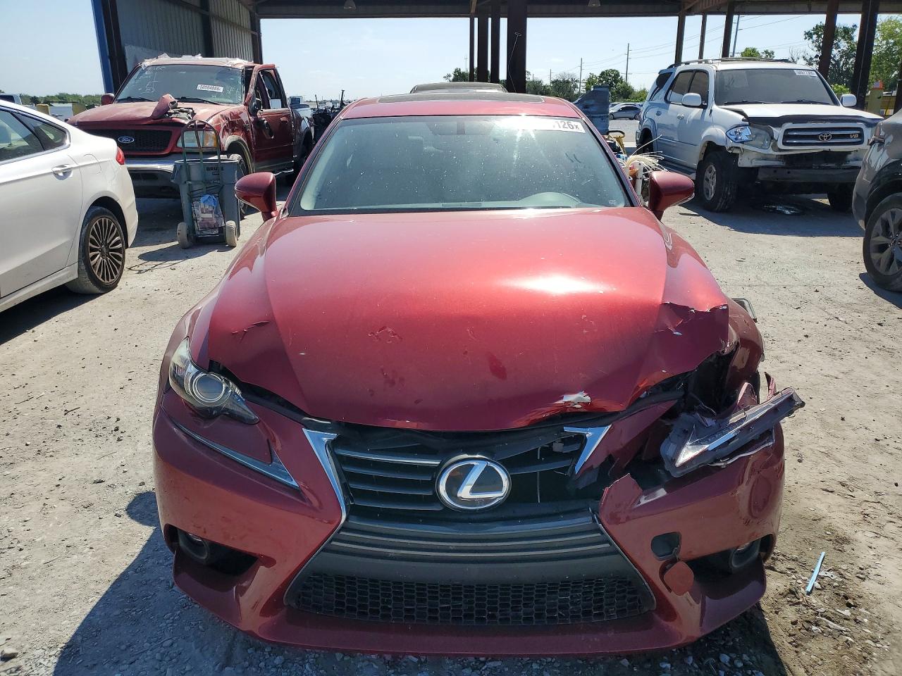 2015 Lexus Is 250 Red vin: JTHBF1D21F5054197