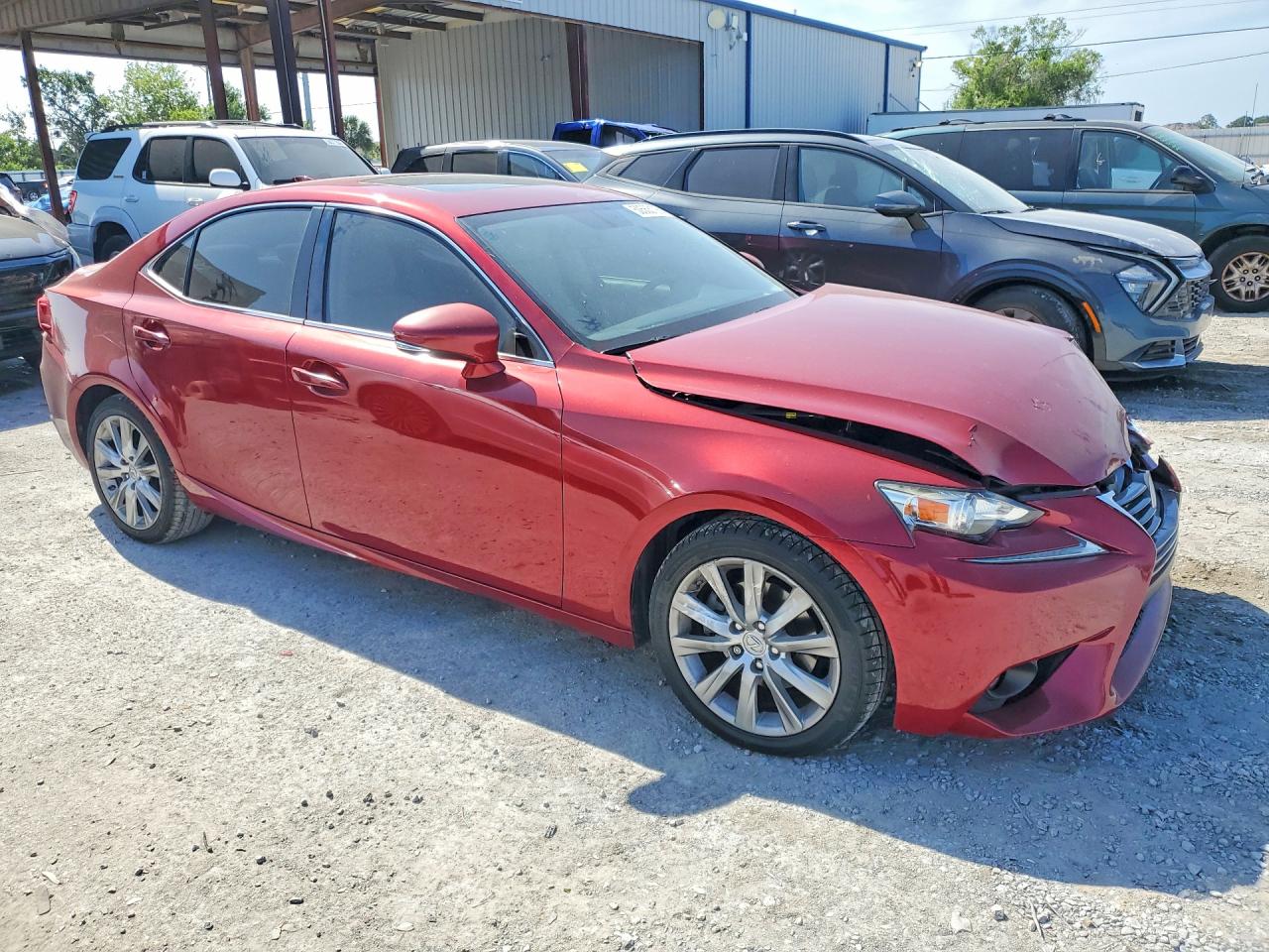 2015 Lexus Is 250 Red vin: JTHBF1D21F5054197
