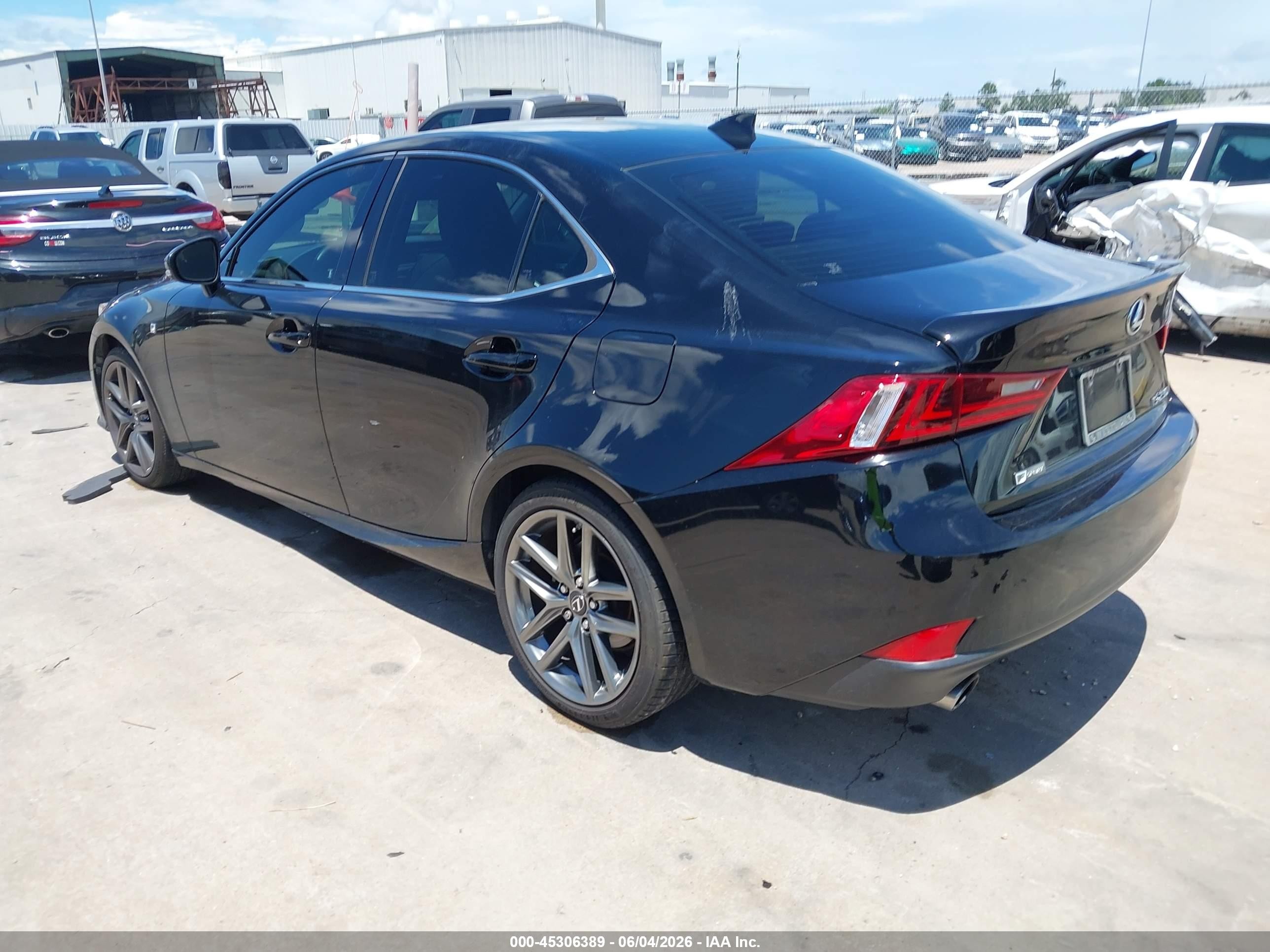 2015 Lexus Is 250   Черный vin: JTHBF1D21F5056824