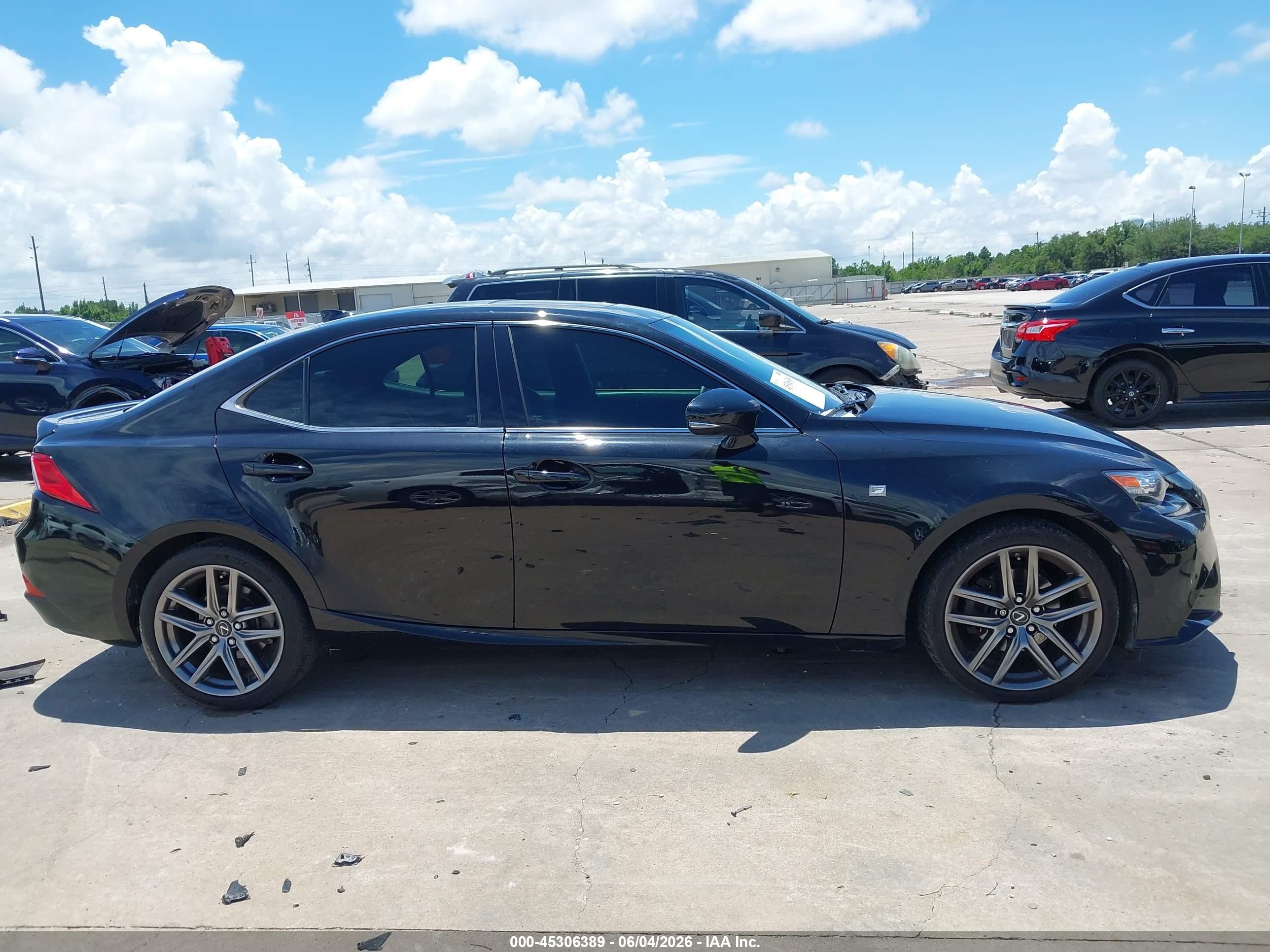 2015 Lexus Is 250   Черный vin: JTHBF1D21F5056824