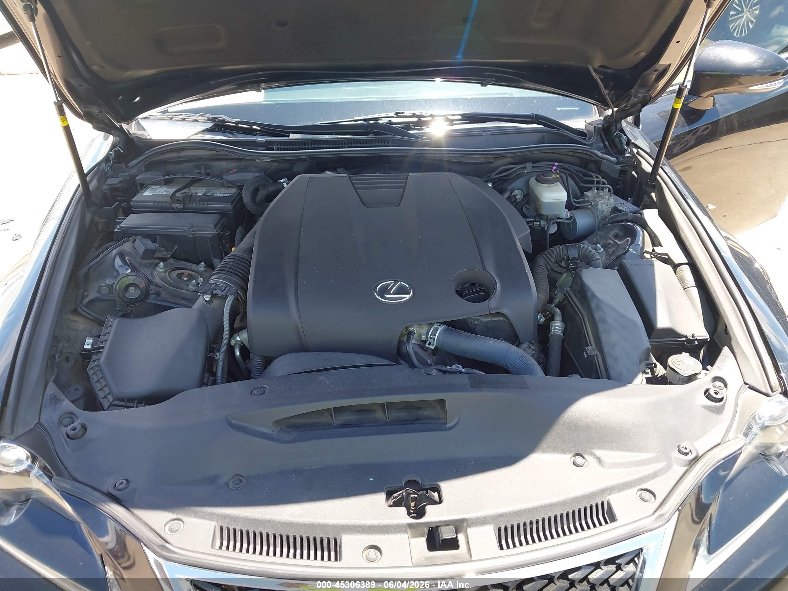 2015 Lexus Is 250   Черный vin: JTHBF1D21F5056824