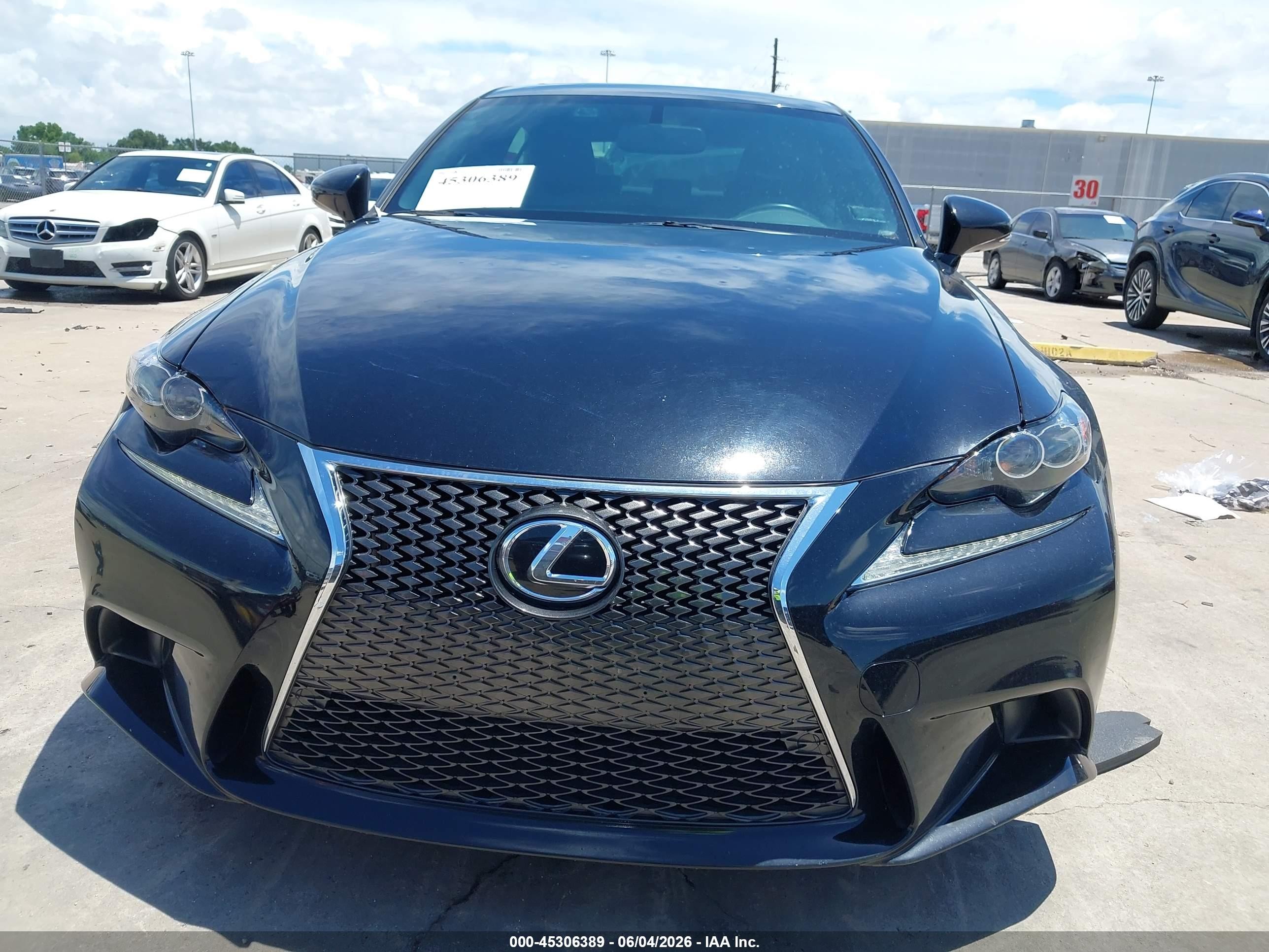 2015 Lexus Is 250   Черный vin: JTHBF1D21F5056824