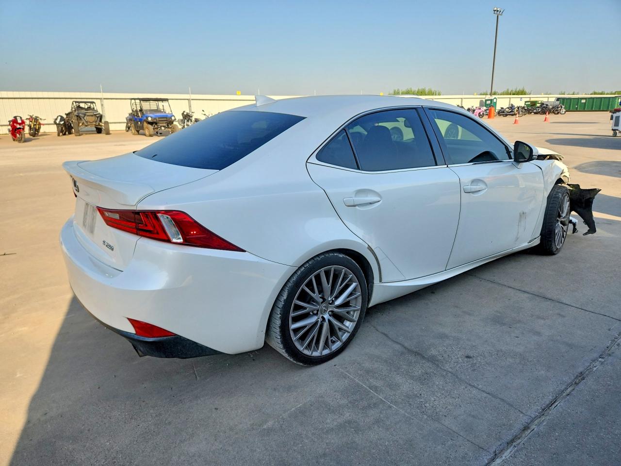 2015 Lexus Is 250 White vin: JTHBF1D21F5057018