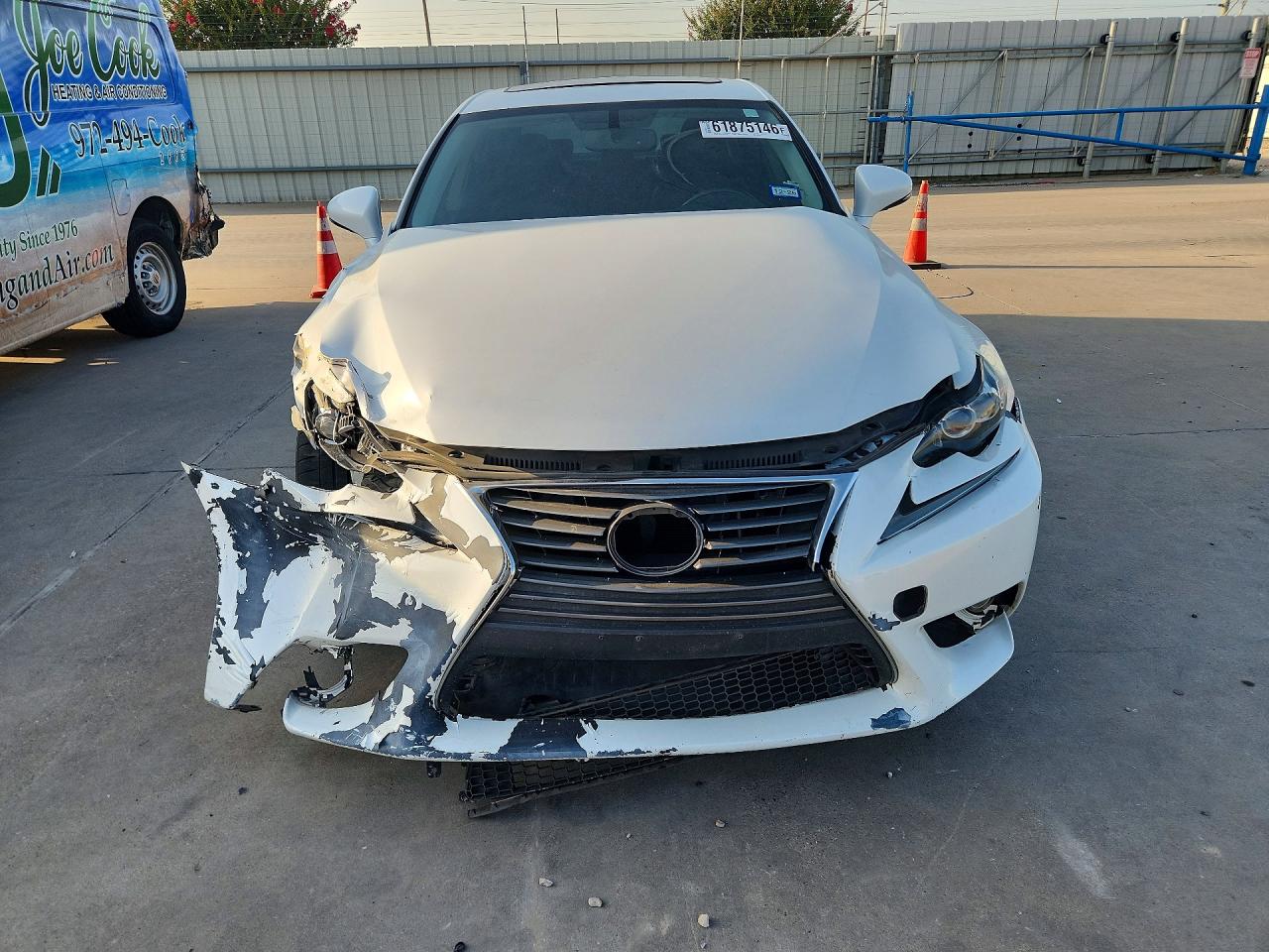 2015 Lexus Is 250 White vin: JTHBF1D21F5057018