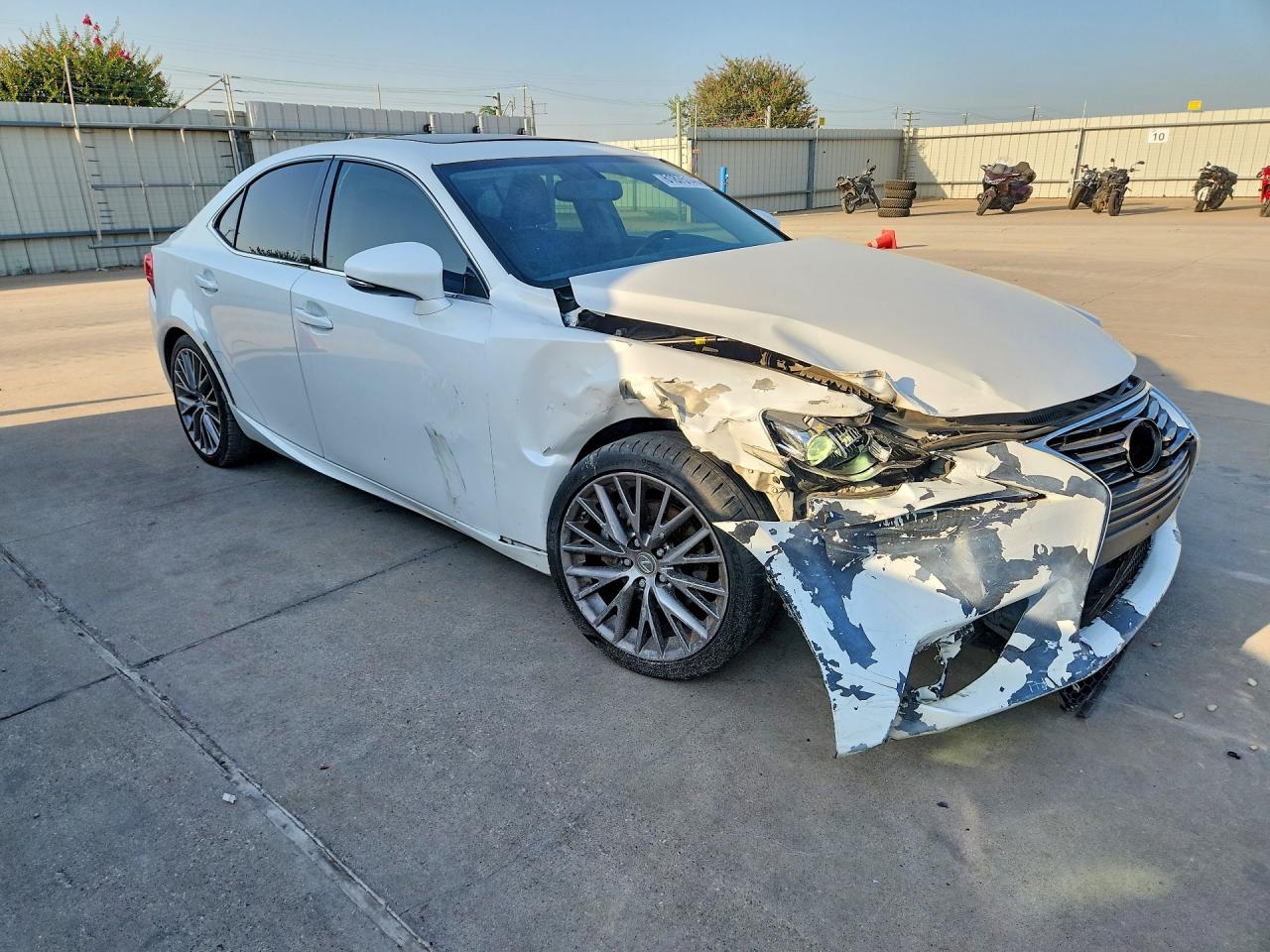 2015 Lexus Is 250 White vin: JTHBF1D21F5057018