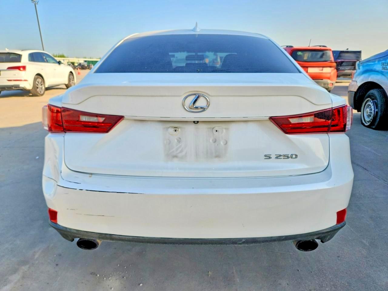 2015 Lexus Is 250 White vin: JTHBF1D21F5057018