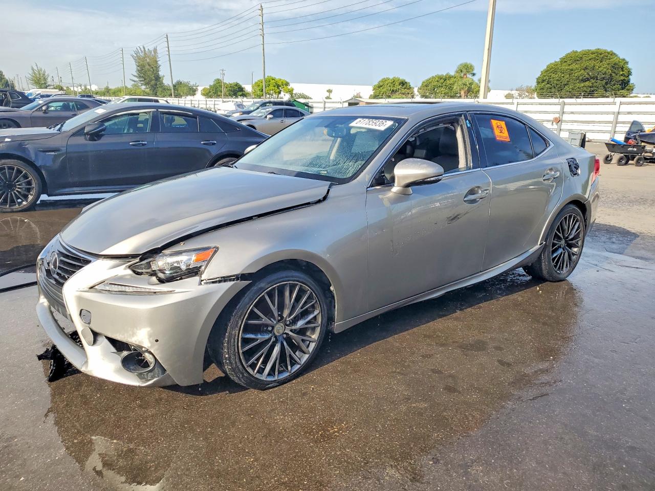 2015 Lexus Is 250 Base Серый vin: JTHBF1D21F5057309