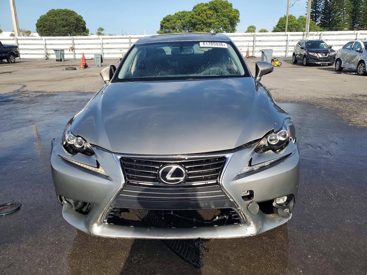 2015 Lexus Is 250 Base Gray vin: JTHBF1D21F5057309