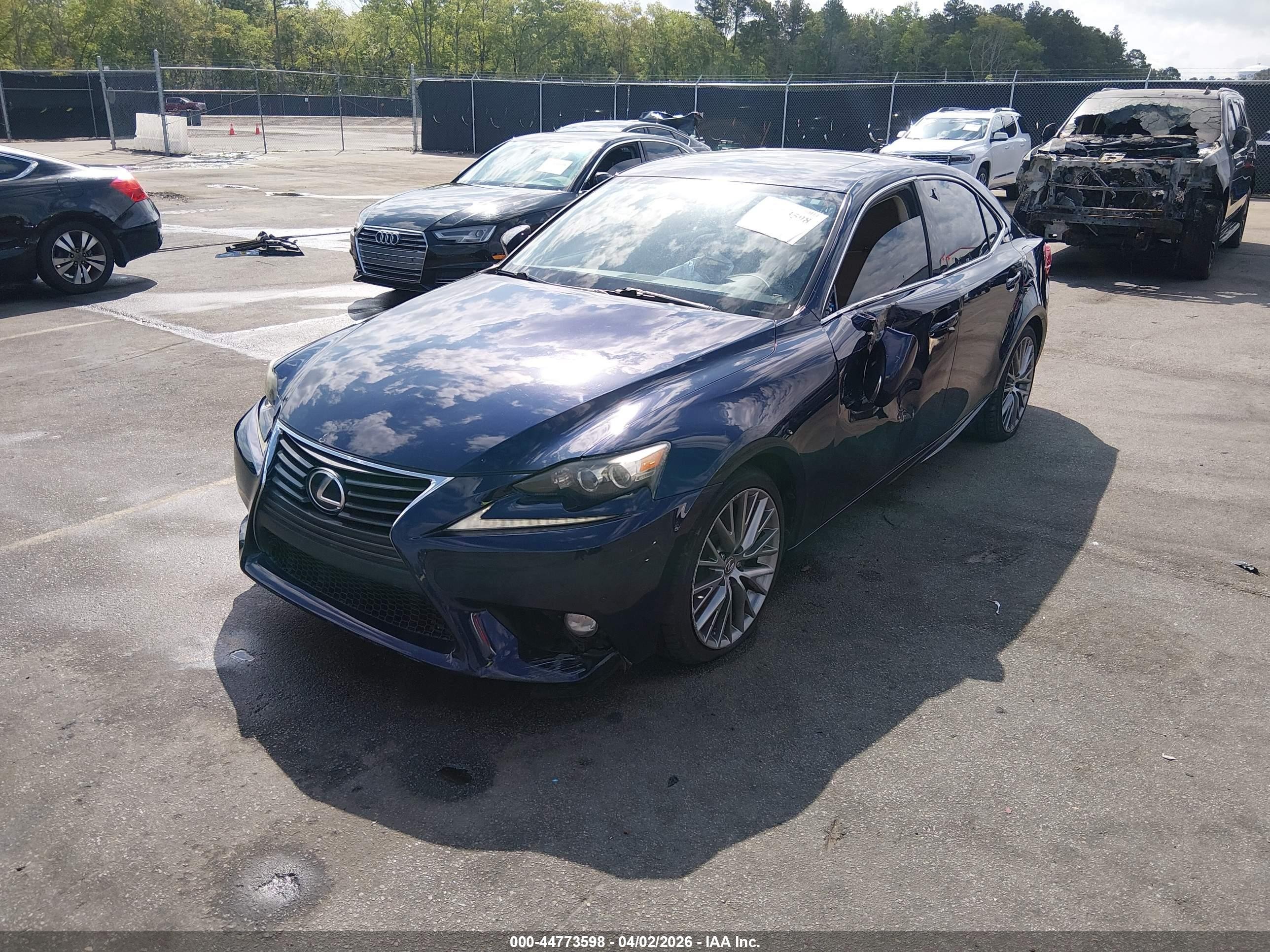 2015 Lexus Is 250   Синий vin: JTHBF1D21F5057469