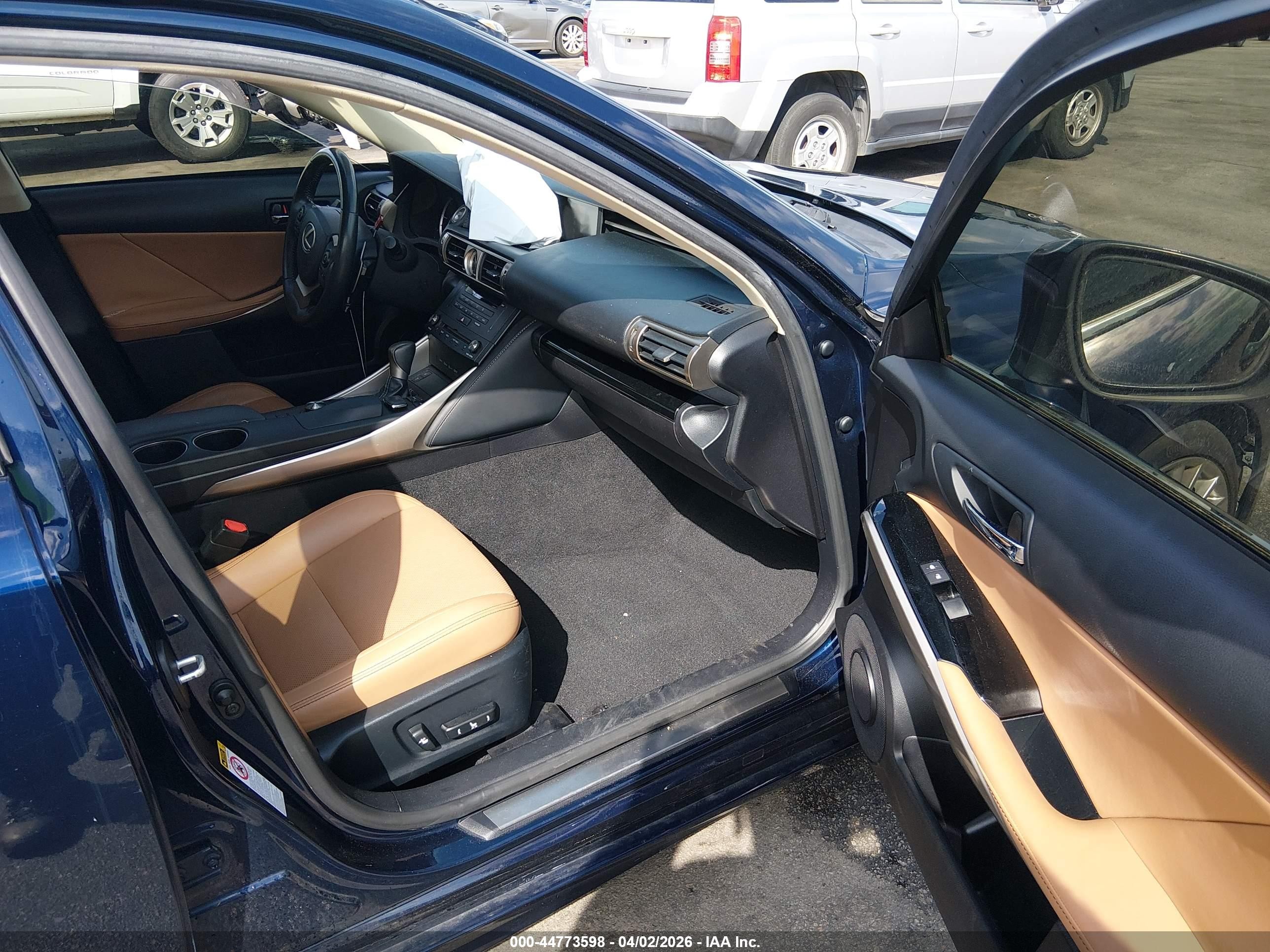2015 Lexus Is 250   Синий vin: JTHBF1D21F5057469