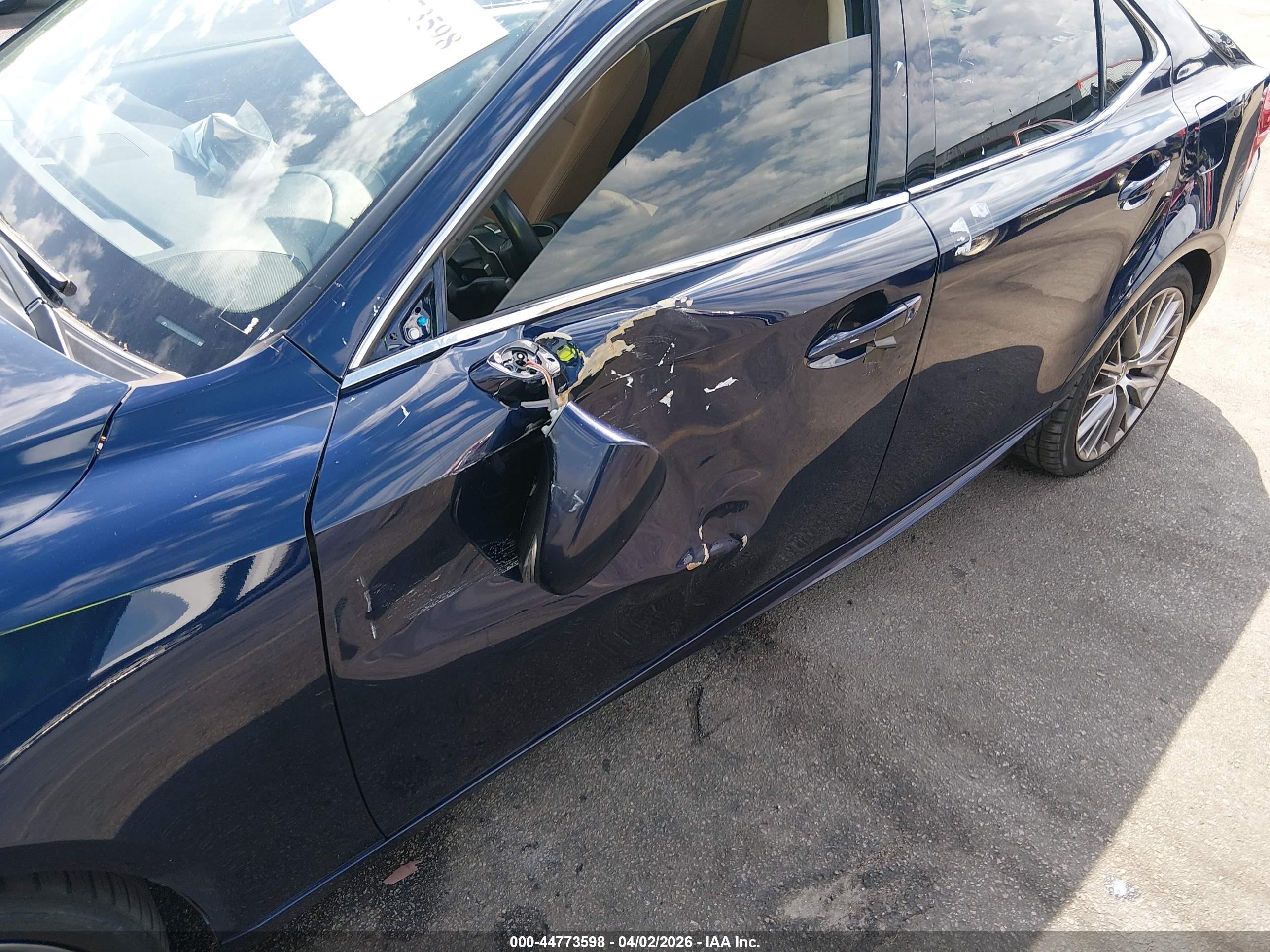2015 Lexus Is 250   Синий vin: JTHBF1D21F5057469