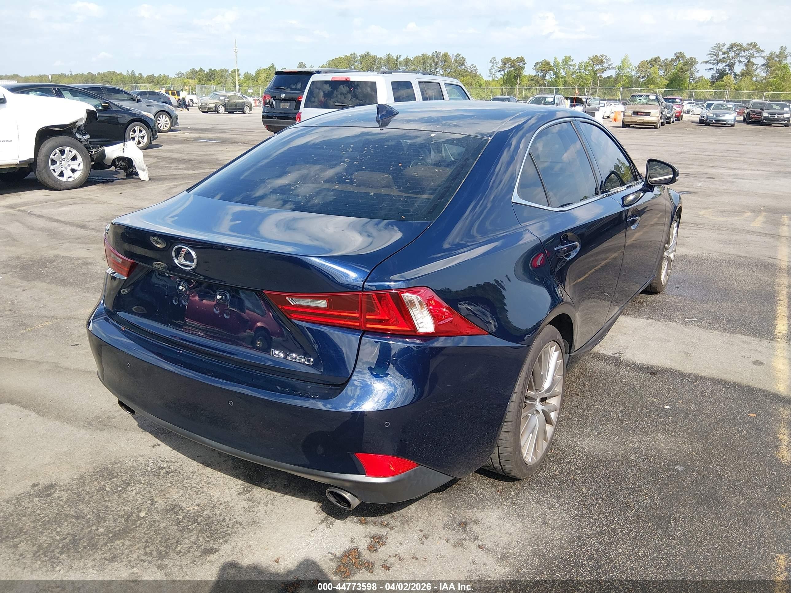 2015 Lexus Is 250   Синий vin: JTHBF1D21F5057469