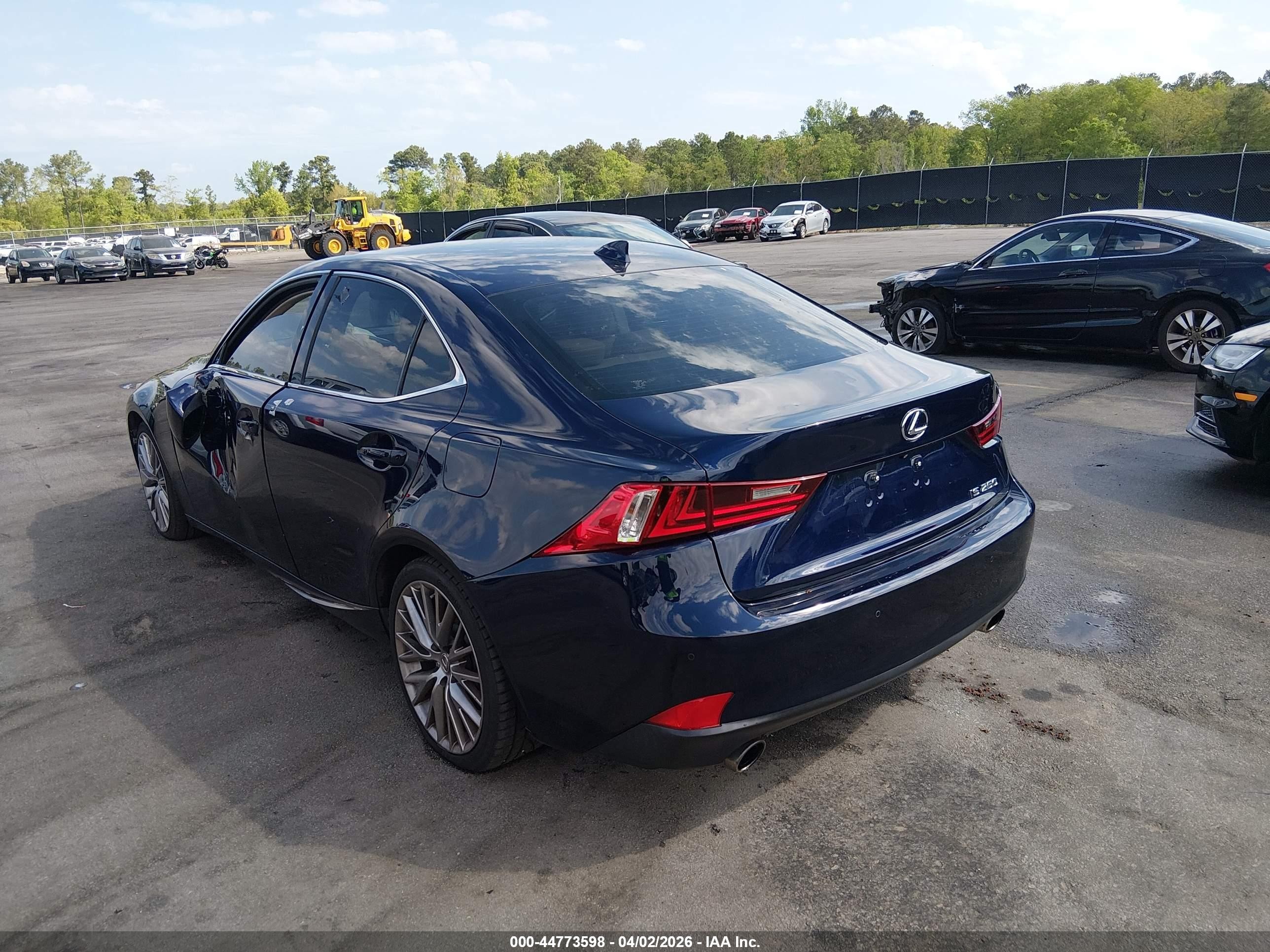 2015 Lexus Is 250   Синий vin: JTHBF1D21F5057469