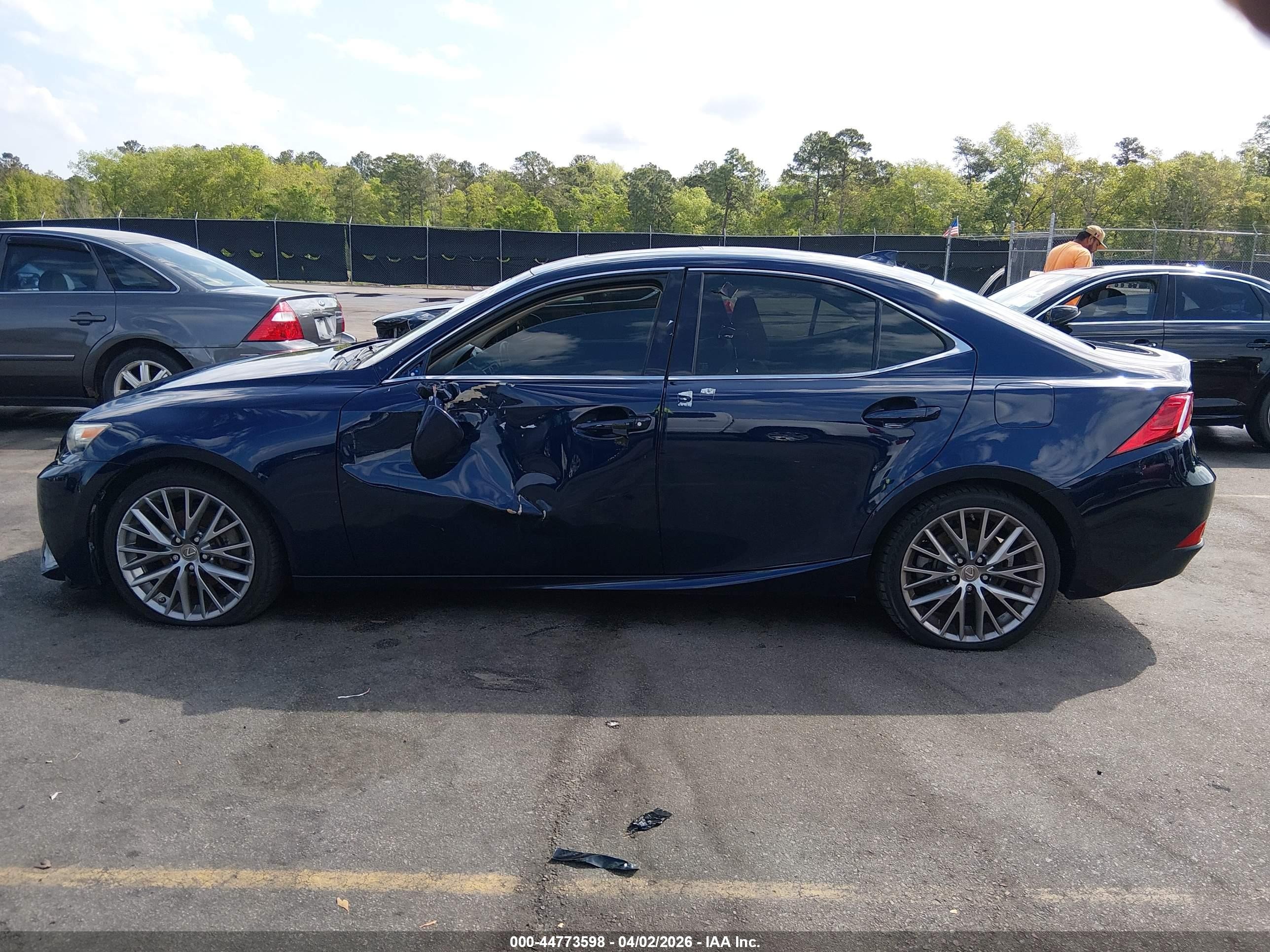 2015 Lexus Is 250   Синий vin: JTHBF1D21F5057469