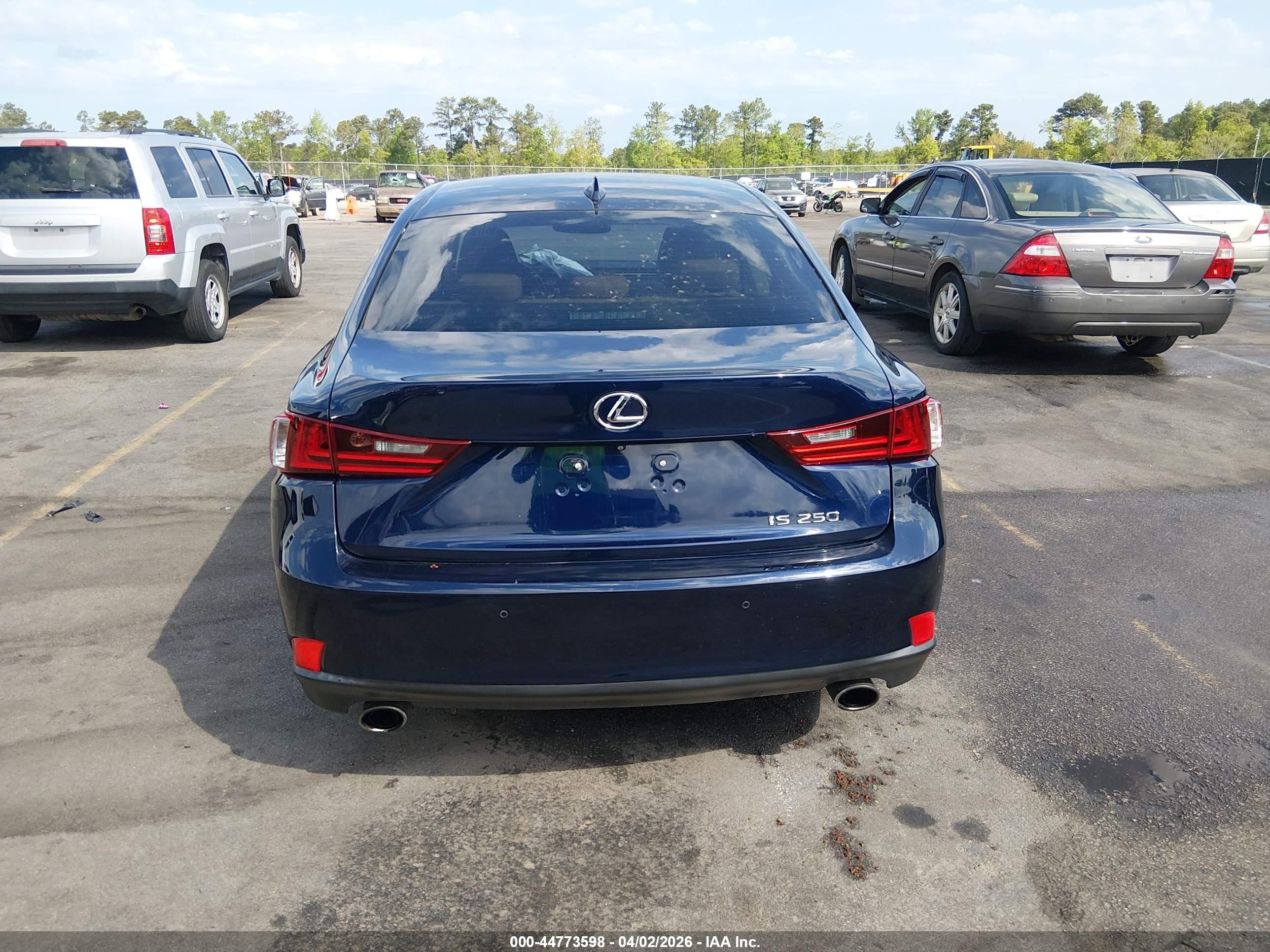 2015 Lexus Is 250   Синий vin: JTHBF1D21F5057469