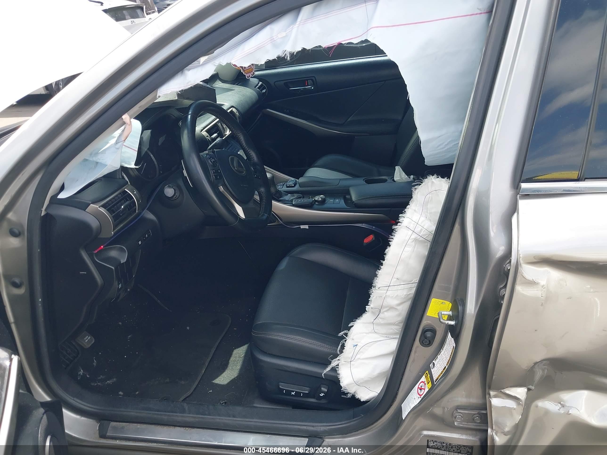 2015 Lexus Is 250   Серый vin: JTHBF1D21F5062316