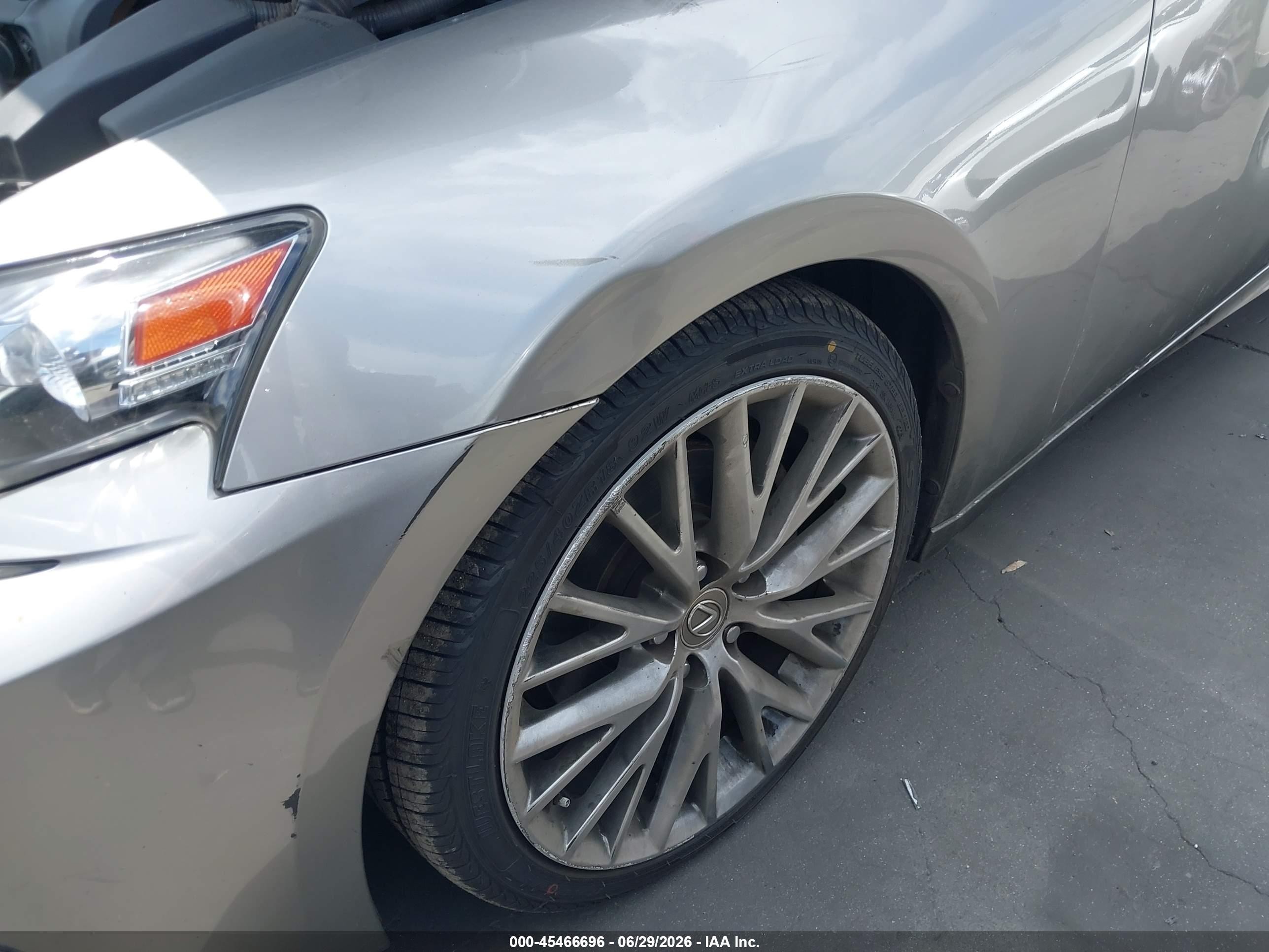 2015 Lexus Is 250   Серый vin: JTHBF1D21F5062316