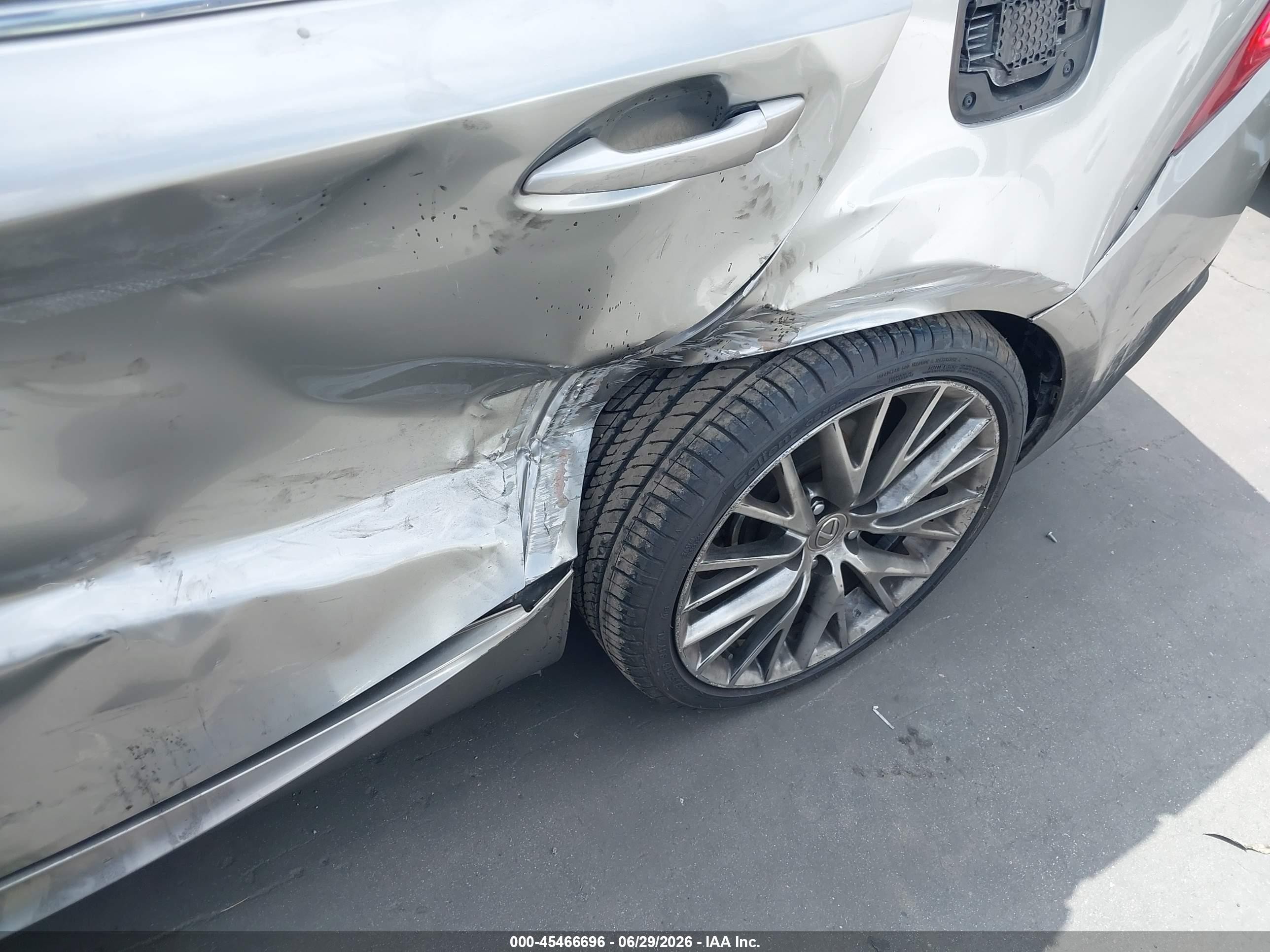 2015 Lexus Is 250   Серый vin: JTHBF1D21F5062316