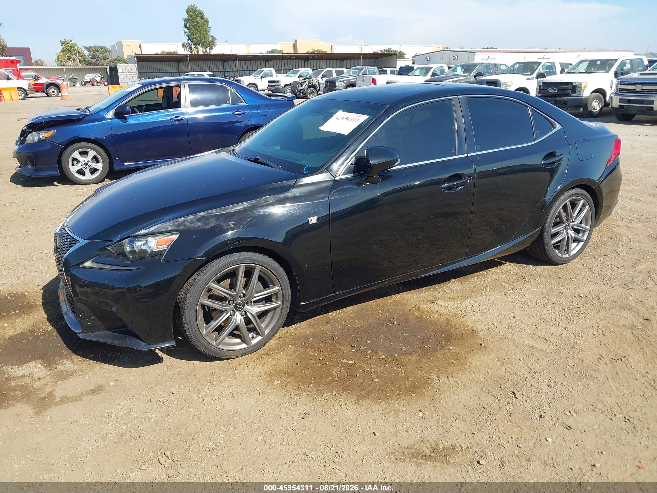 2015 Lexus Is 250   Black vin: JTHBF1D21F5063966