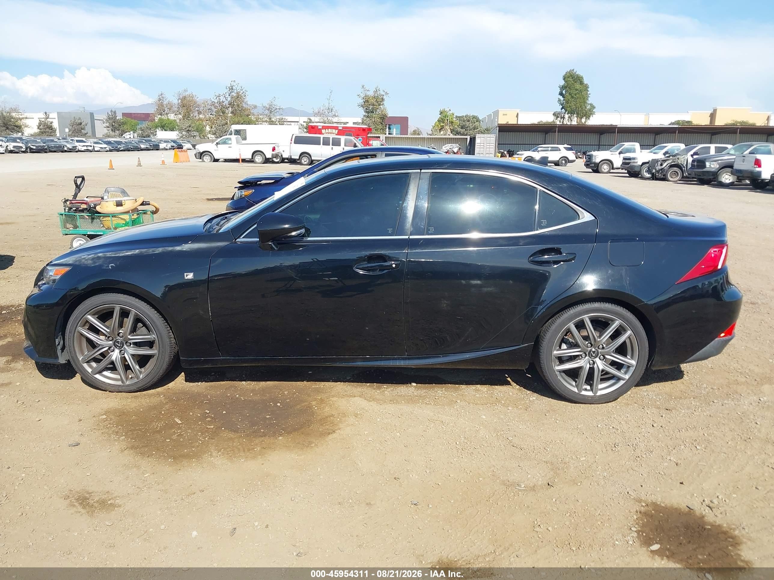 2015 Lexus Is 250   Black vin: JTHBF1D21F5063966