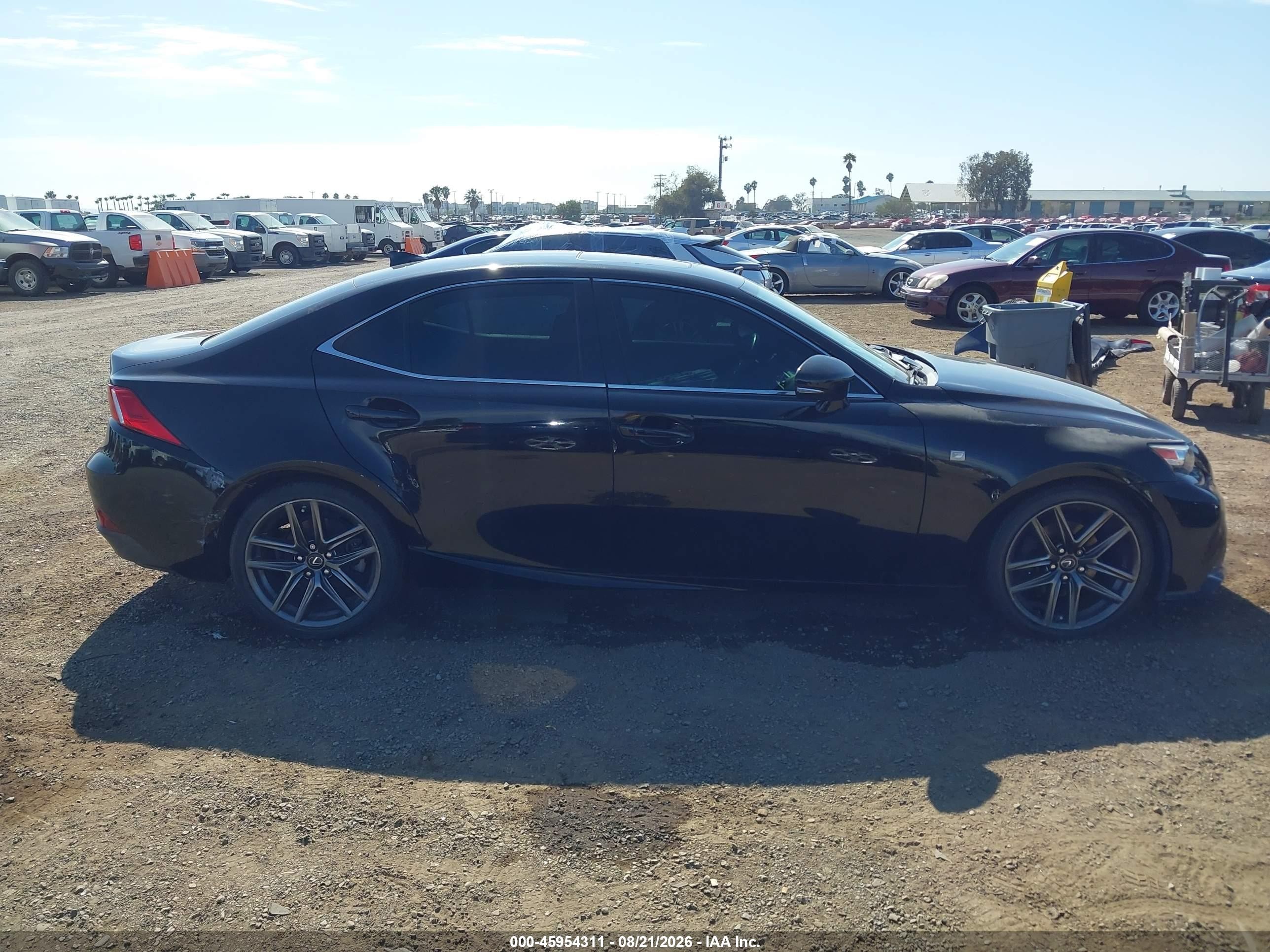 2015 Lexus Is 250   Black vin: JTHBF1D21F5063966