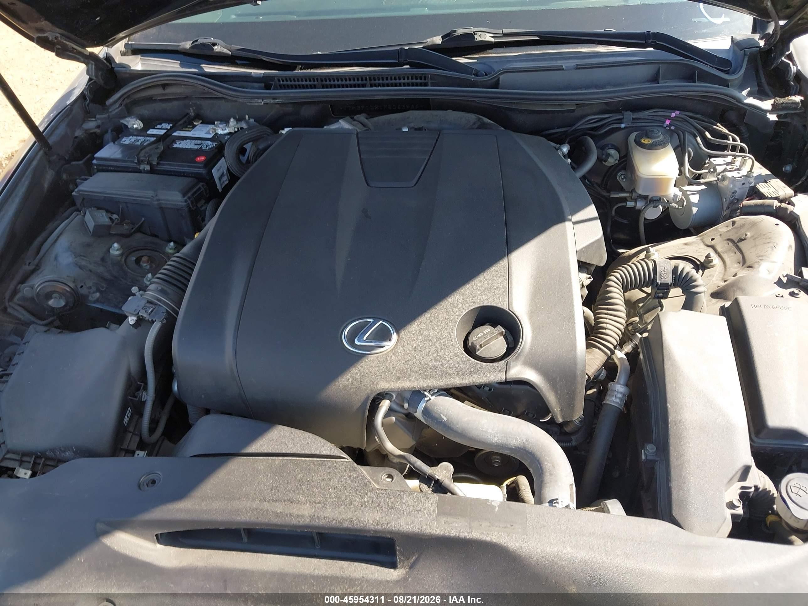 2015 Lexus Is 250   Black vin: JTHBF1D21F5063966