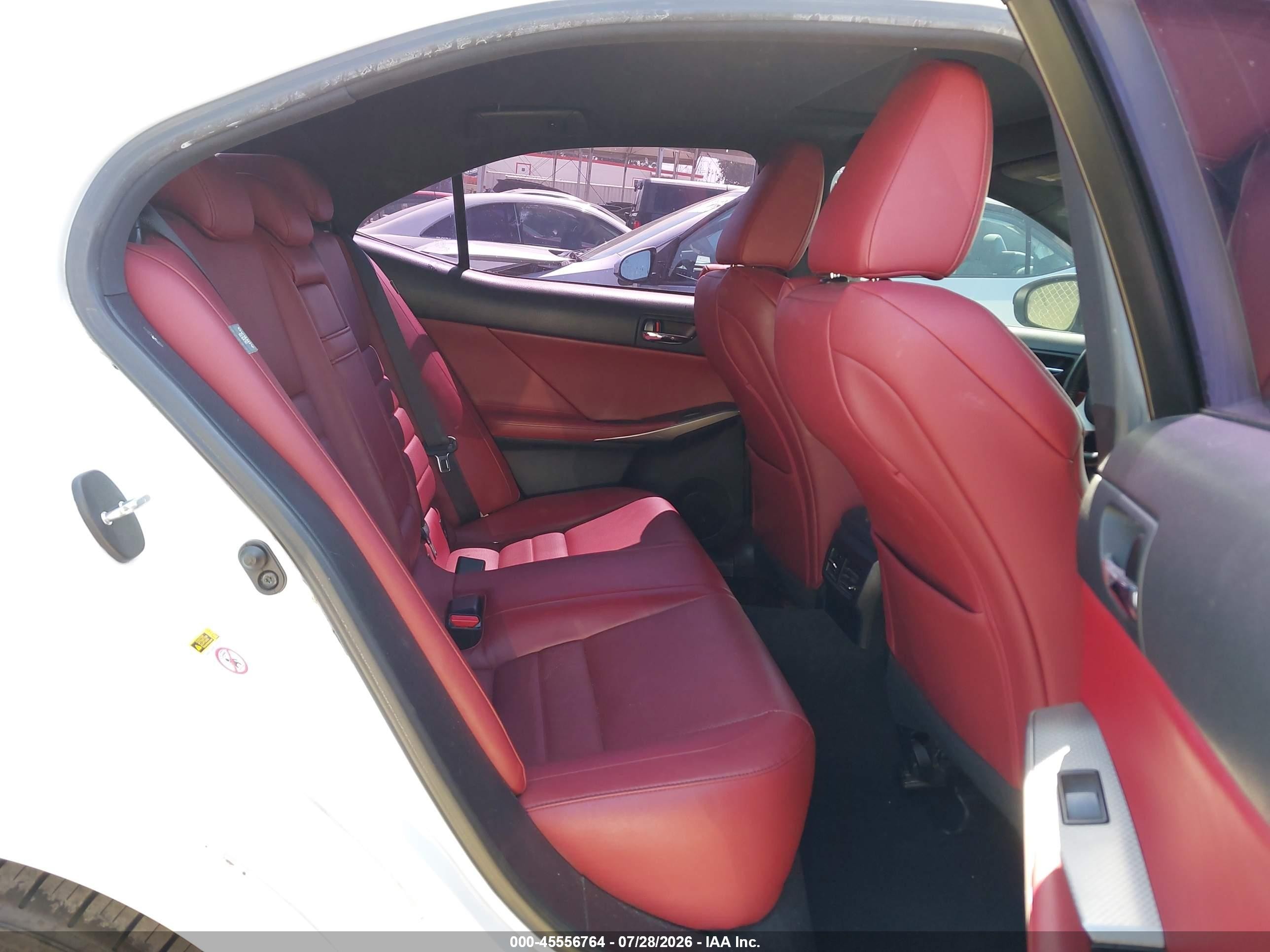2015 Lexus Is 250   White vin: JTHBF1D21F5064681