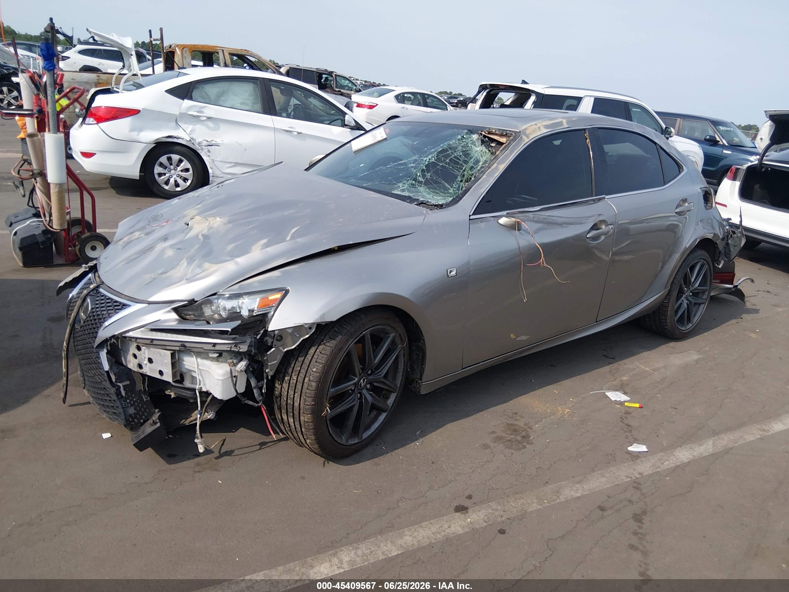 2015 Lexus Is 250   Gray vin: JTHBF1D21F5073400
