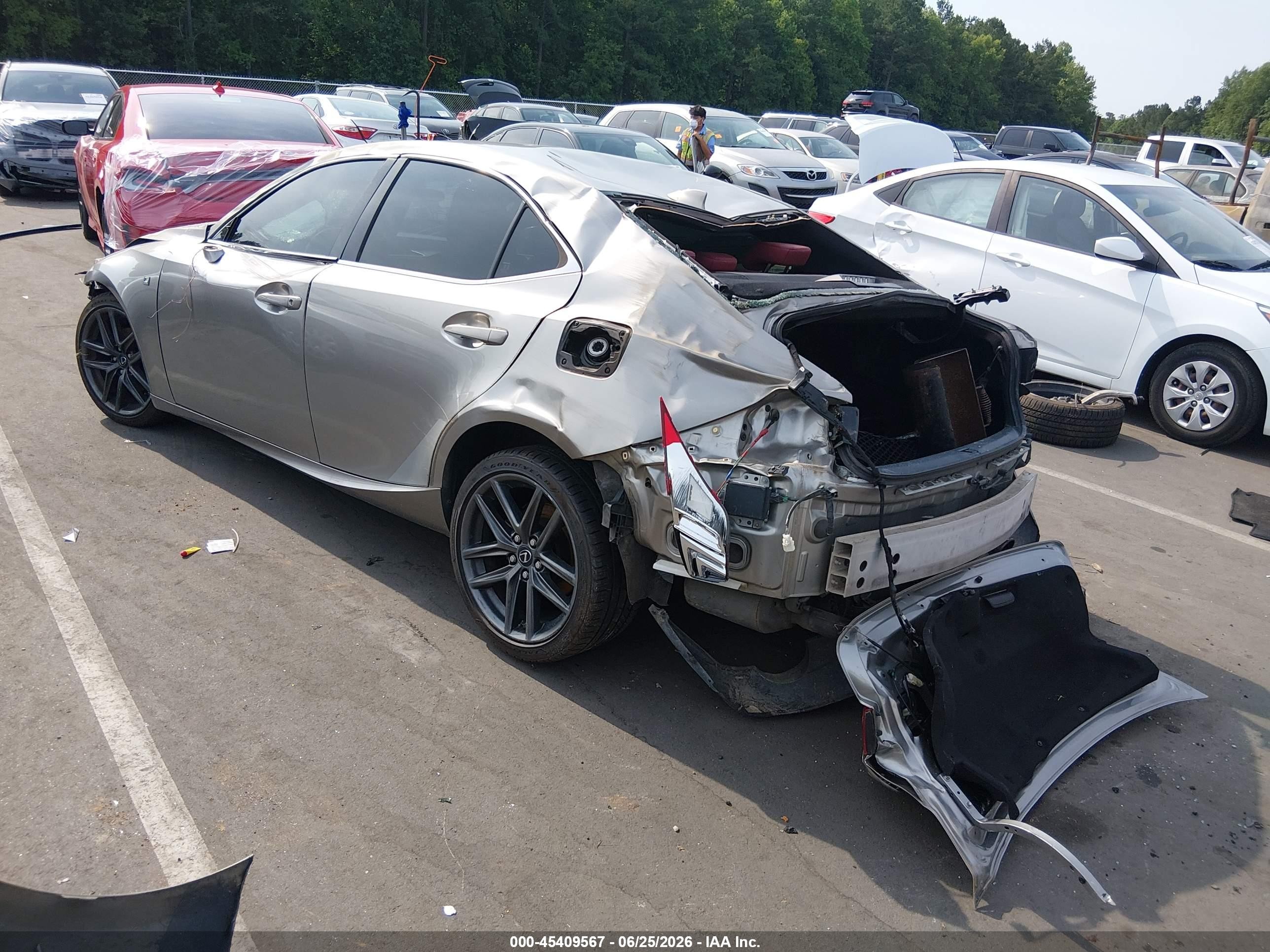 2015 Lexus Is 250   Gray vin: JTHBF1D21F5073400