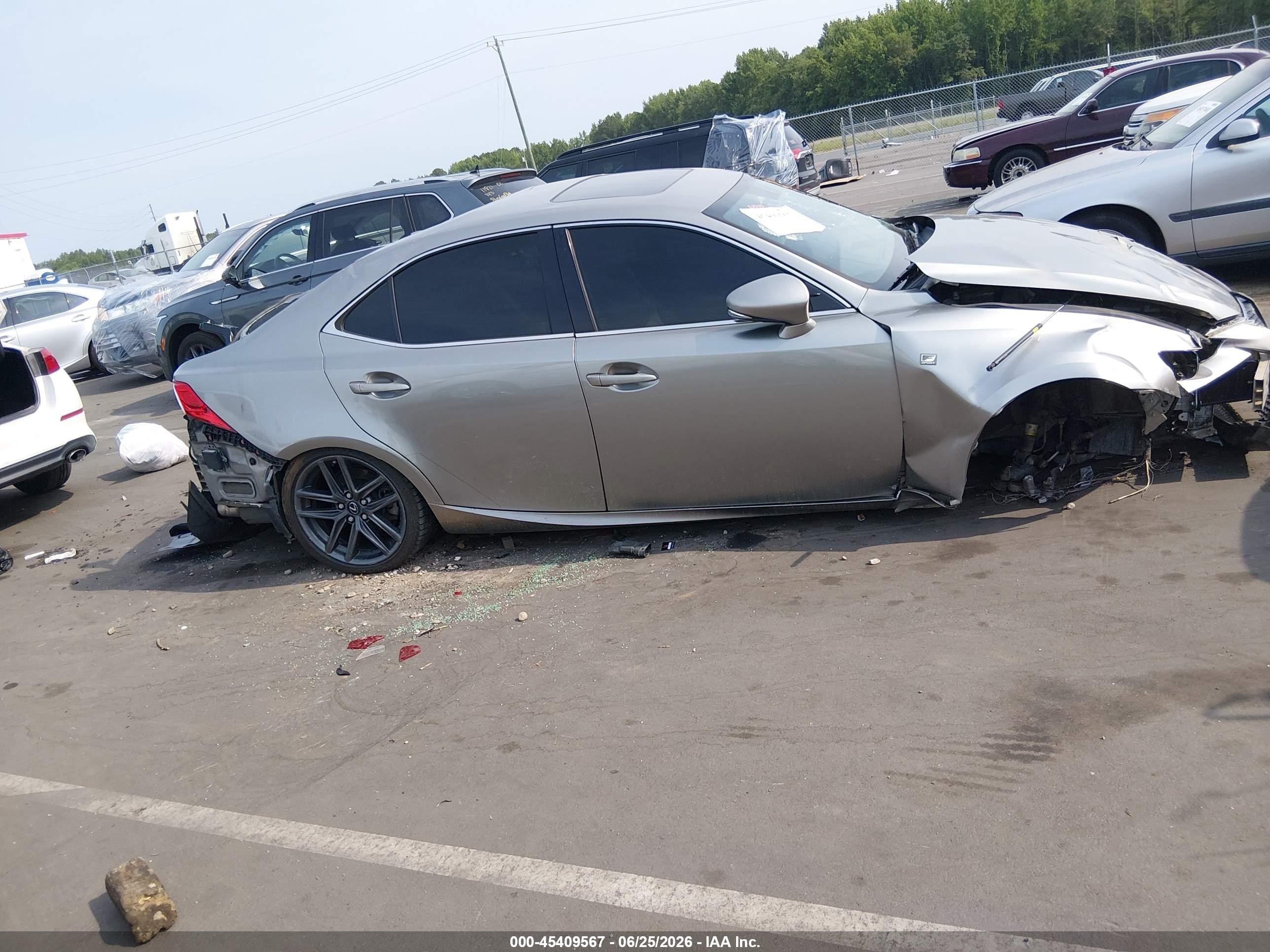 2015 Lexus Is 250   Gray vin: JTHBF1D21F5073400