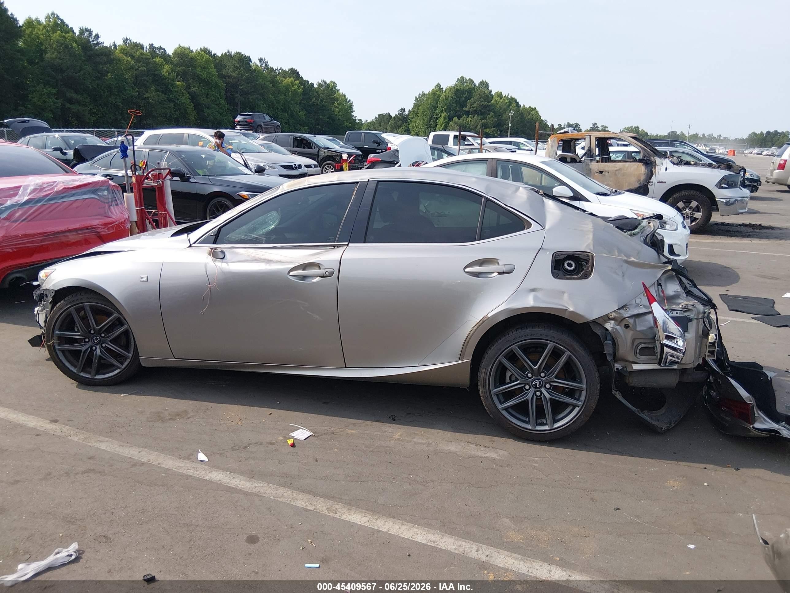 2015 Lexus Is 250   Gray vin: JTHBF1D21F5073400