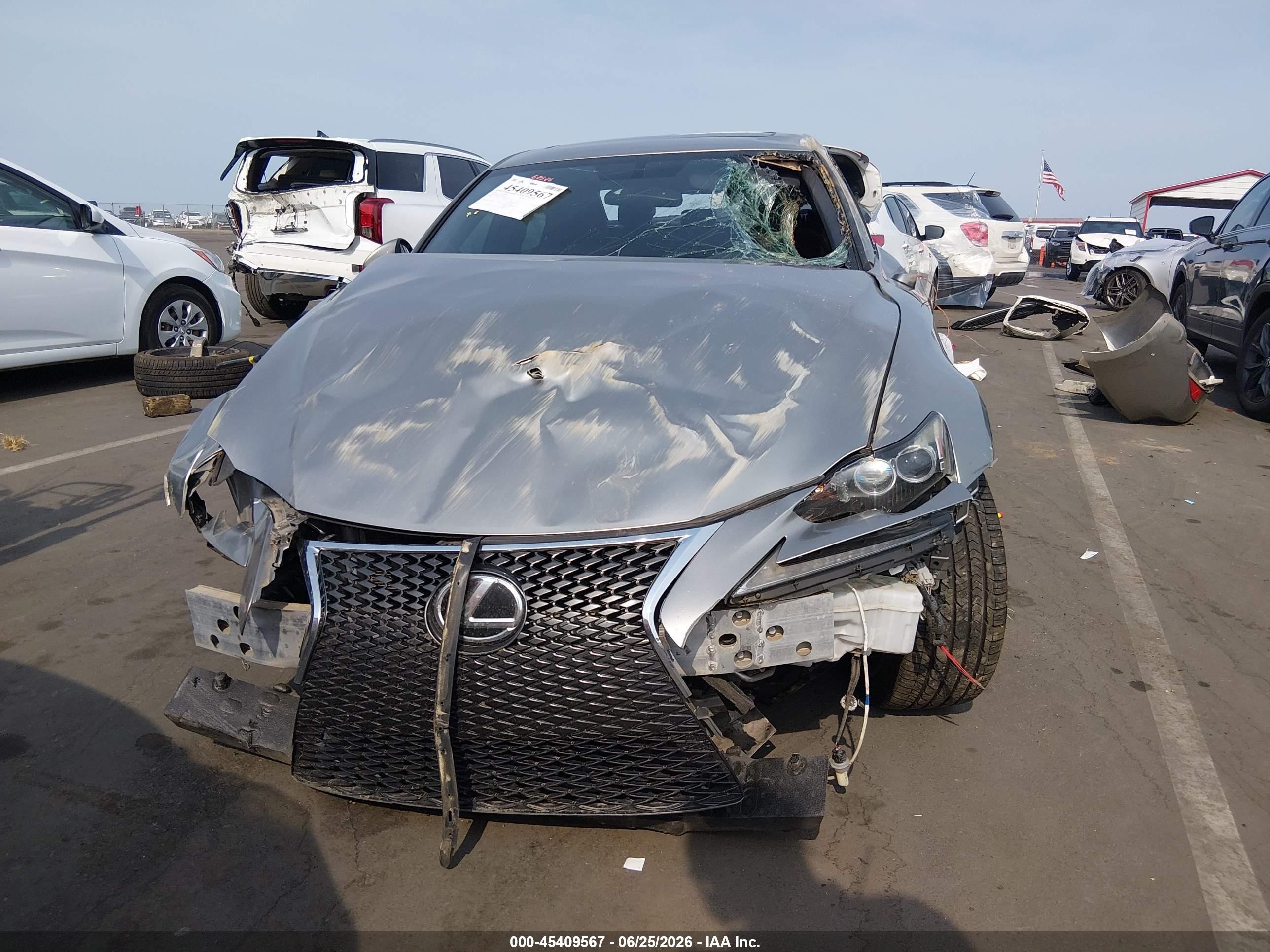 2015 Lexus Is 250   Gray vin: JTHBF1D21F5073400