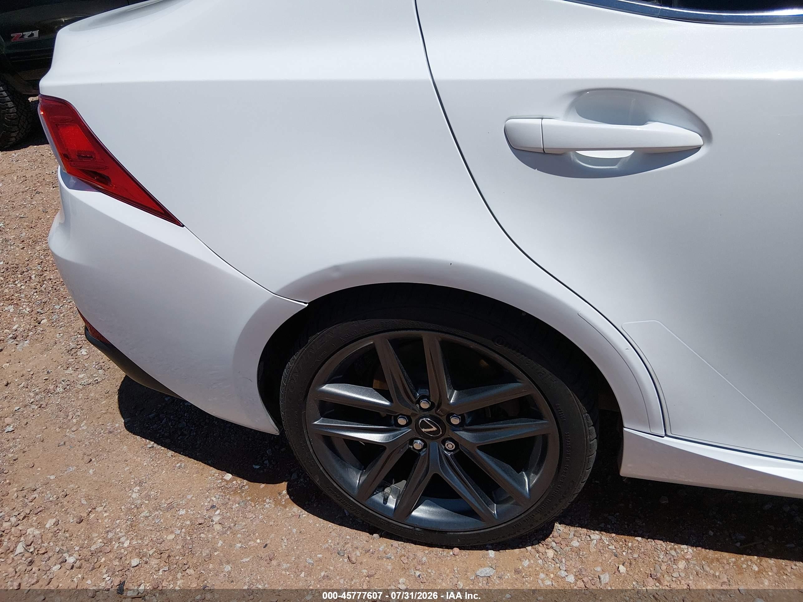 2015 Lexus Is 250   Белый vin: JTHBF1D21F5077320