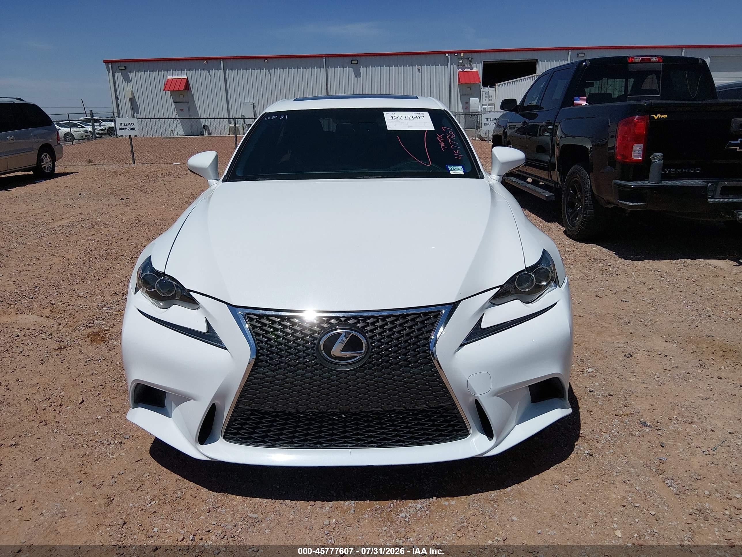 2015 Lexus Is 250   Белый vin: JTHBF1D21F5077320
