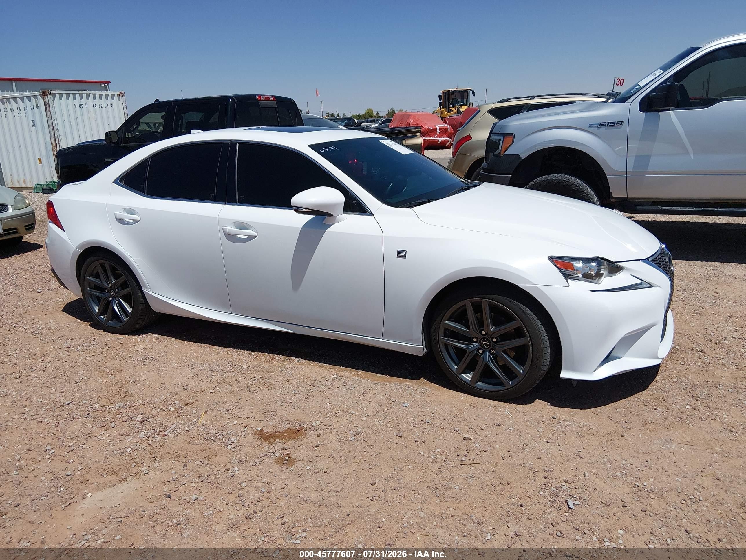 2015 Lexus Is 250   Белый vin: JTHBF1D21F5077320