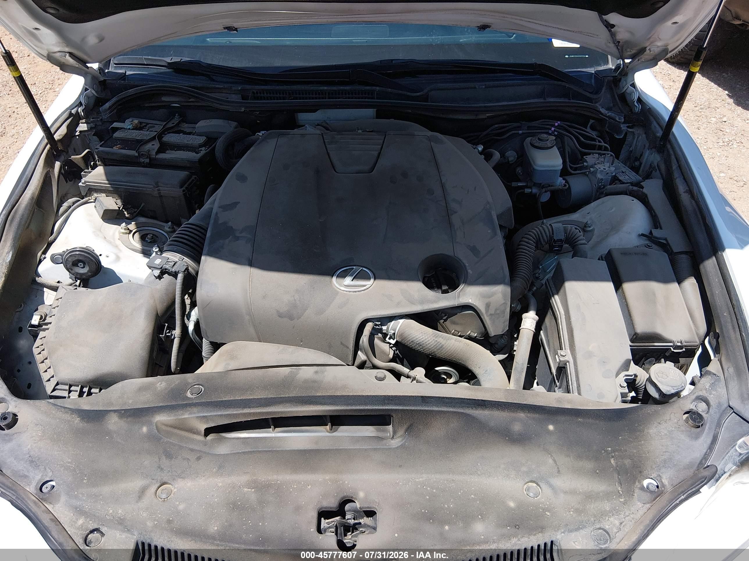 2015 Lexus Is 250   Белый vin: JTHBF1D21F5077320