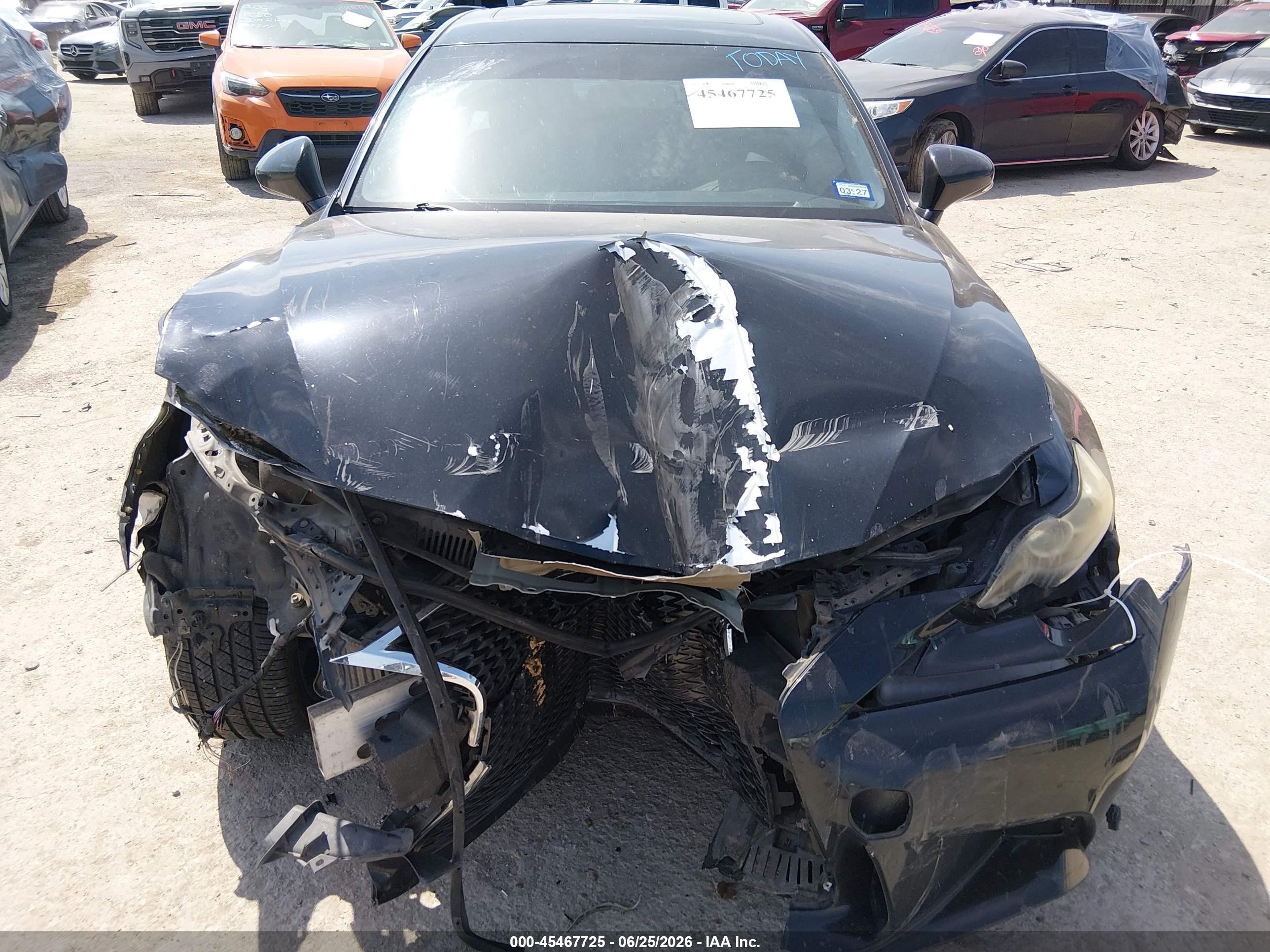 2014 Lexus Is 250 Black vin: JTHBF1D22E5016766