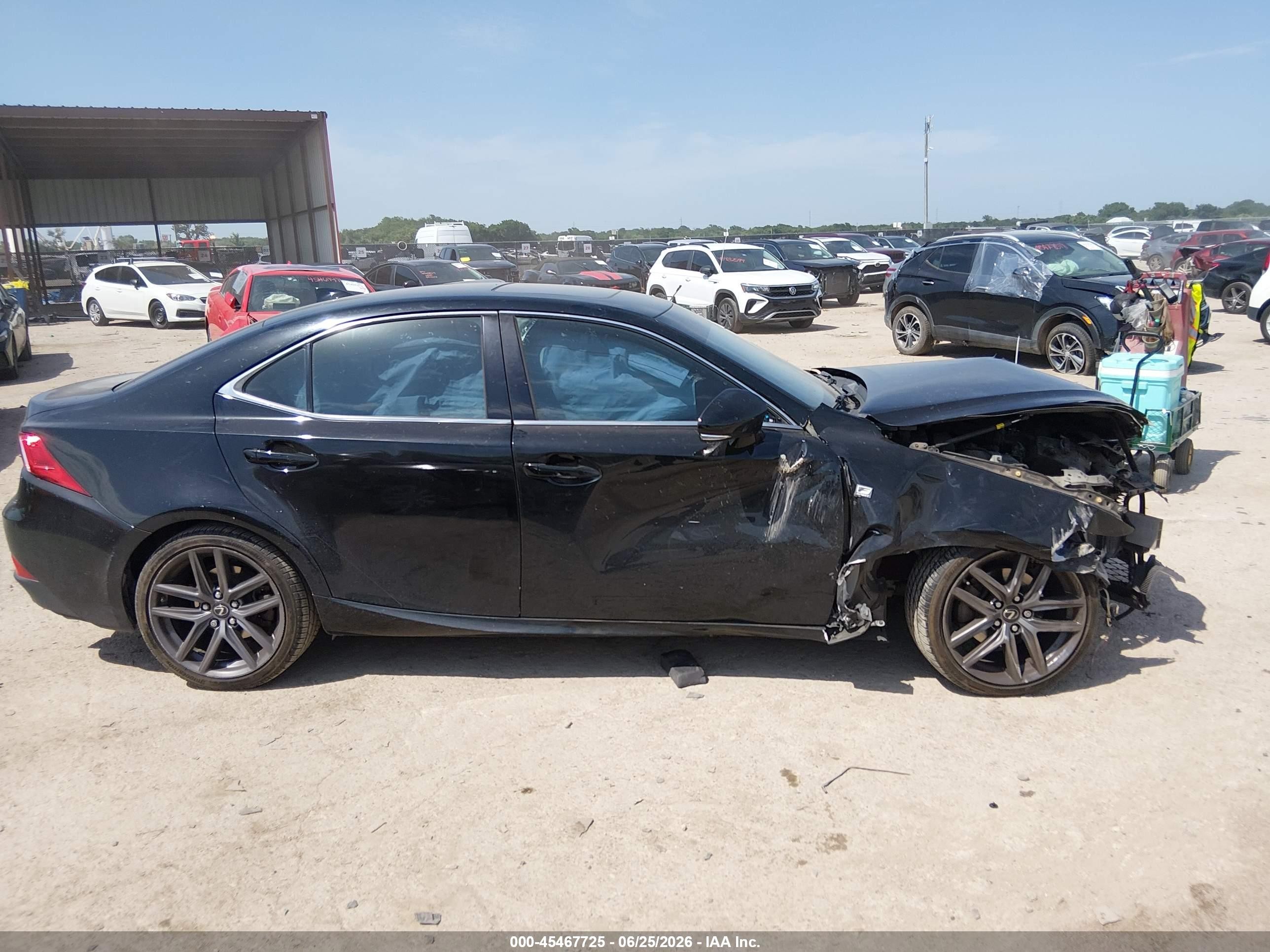 2014 Lexus Is 250 Black vin: JTHBF1D22E5016766